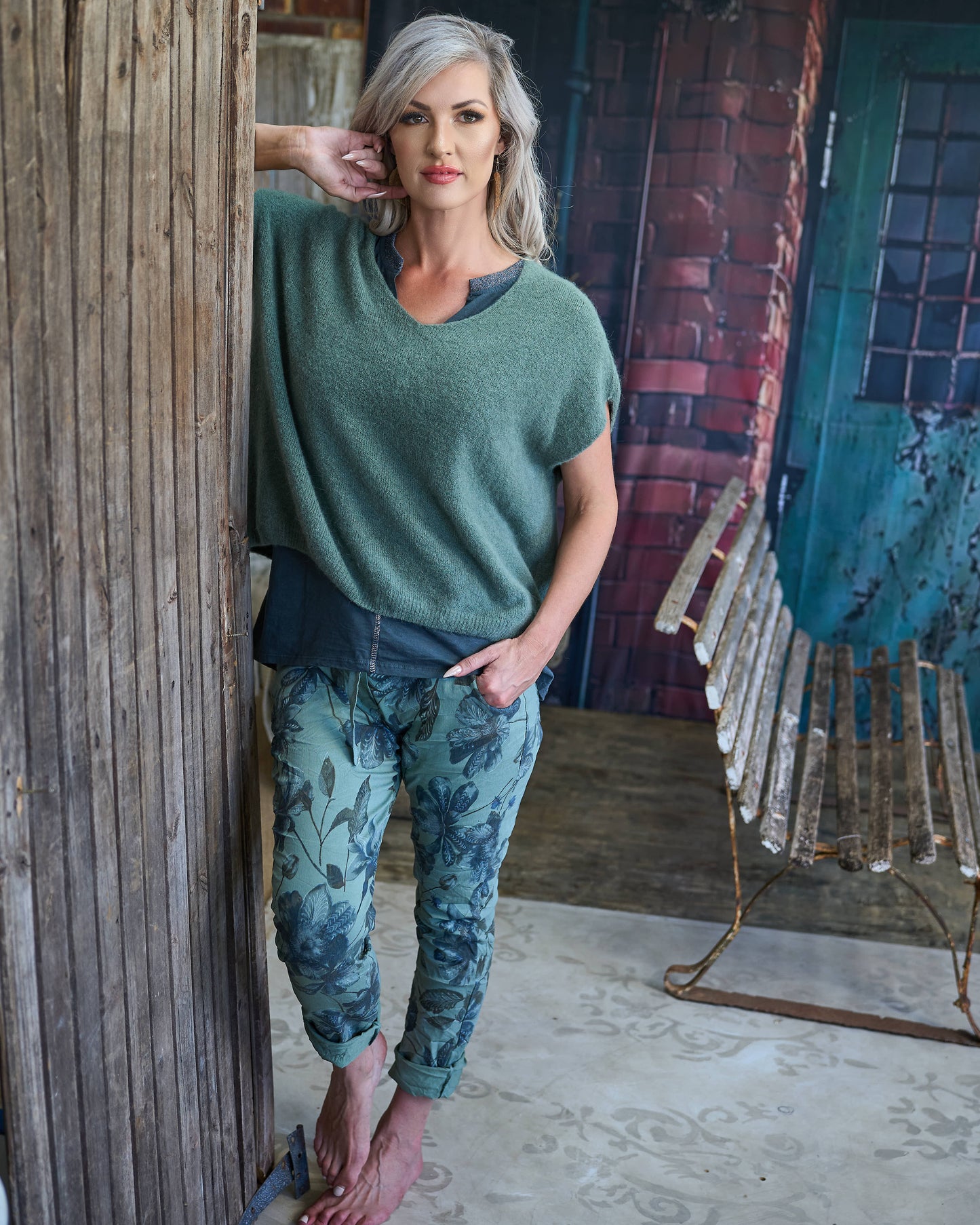 Willow Way Drawstring Pants | Olive