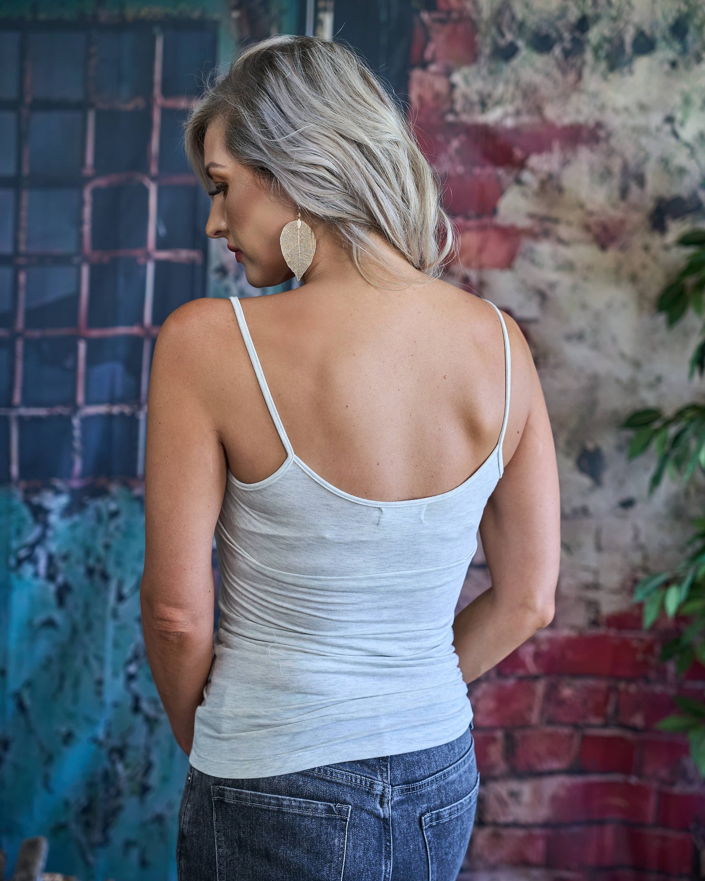 Strappy Cami | Beige Melange