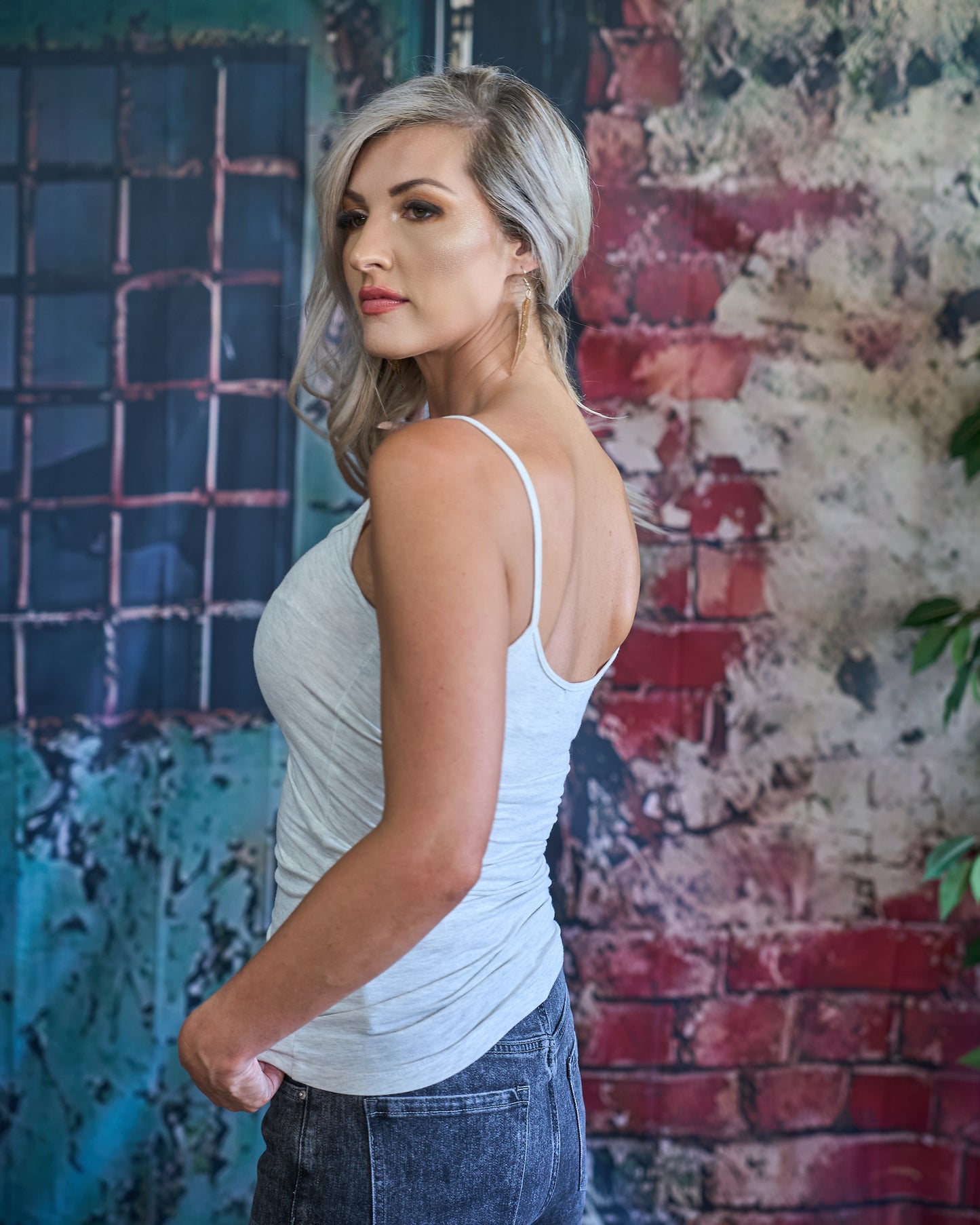 Strappy Cami | Beige Melange