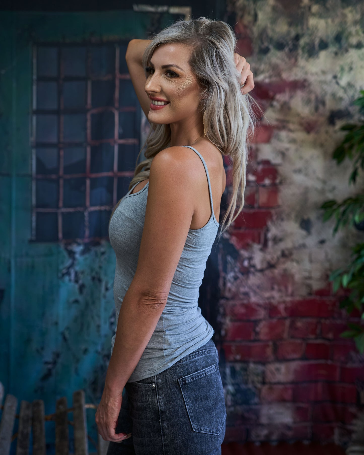 Strappy Cami | Grey Melange