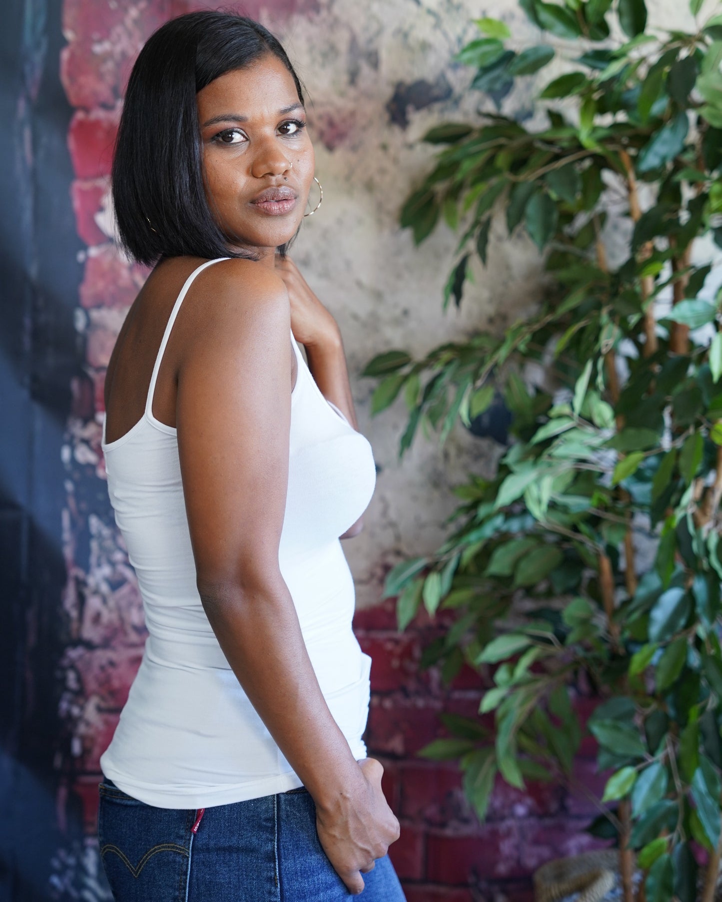 Strappy Cami | White