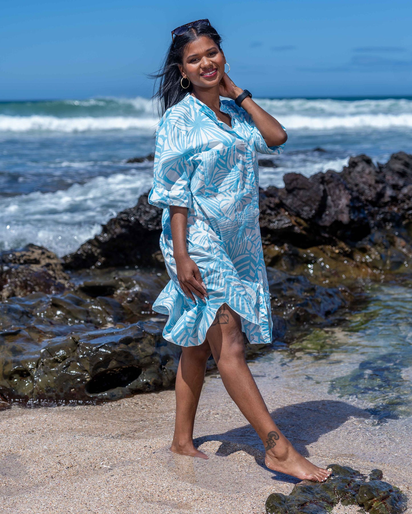 Sunset Kiss Dress | Blue