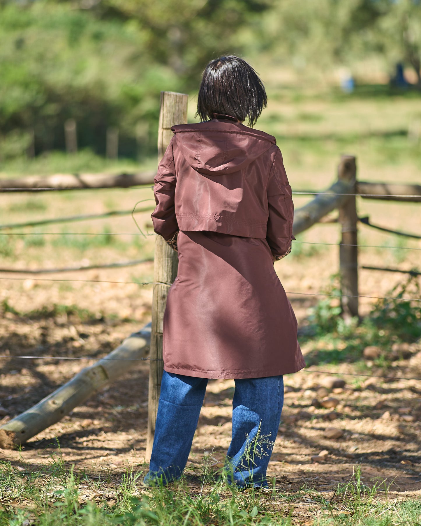 The Bold Lining Coat | Burgundy