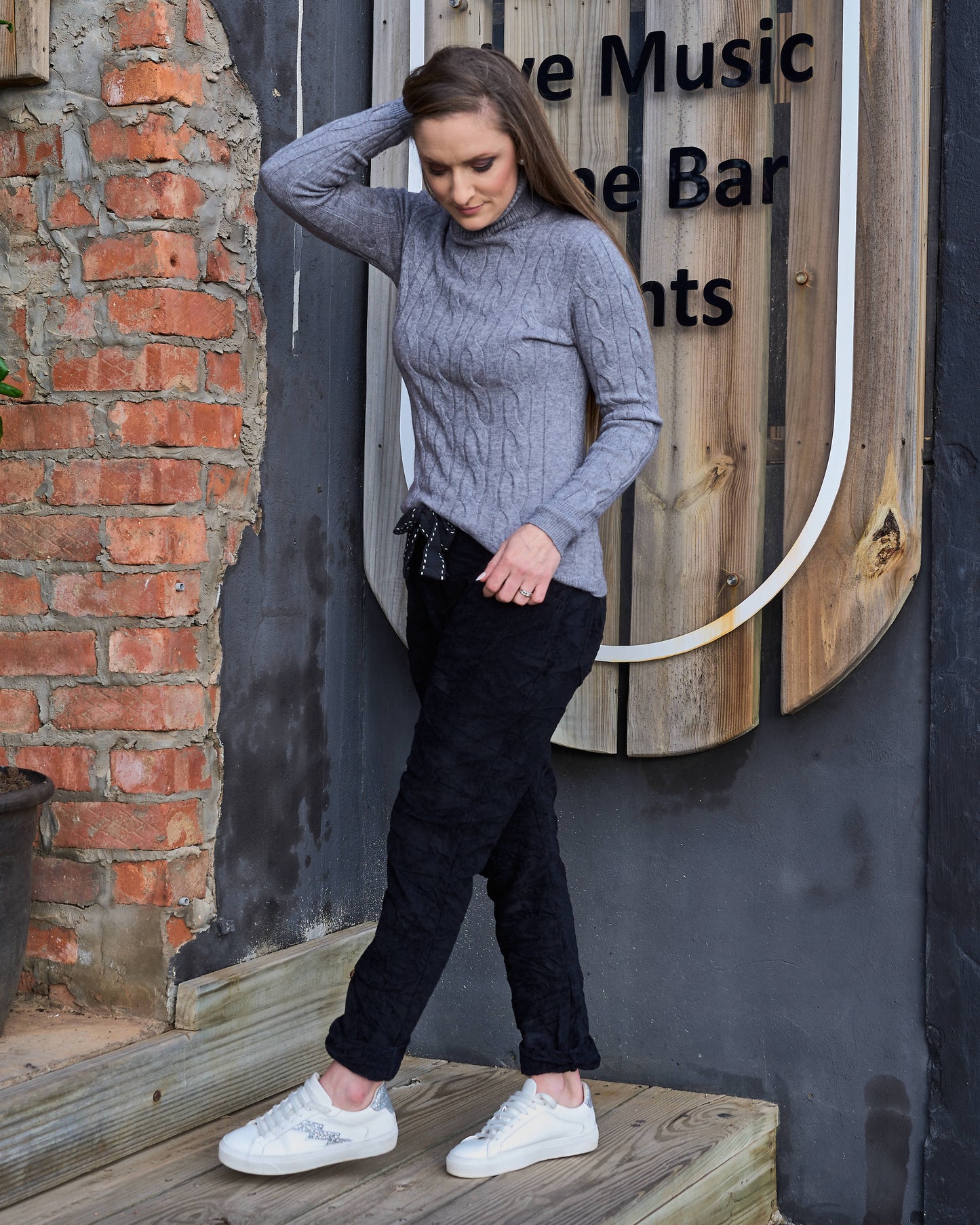 The Classic Cable Knit | Grey