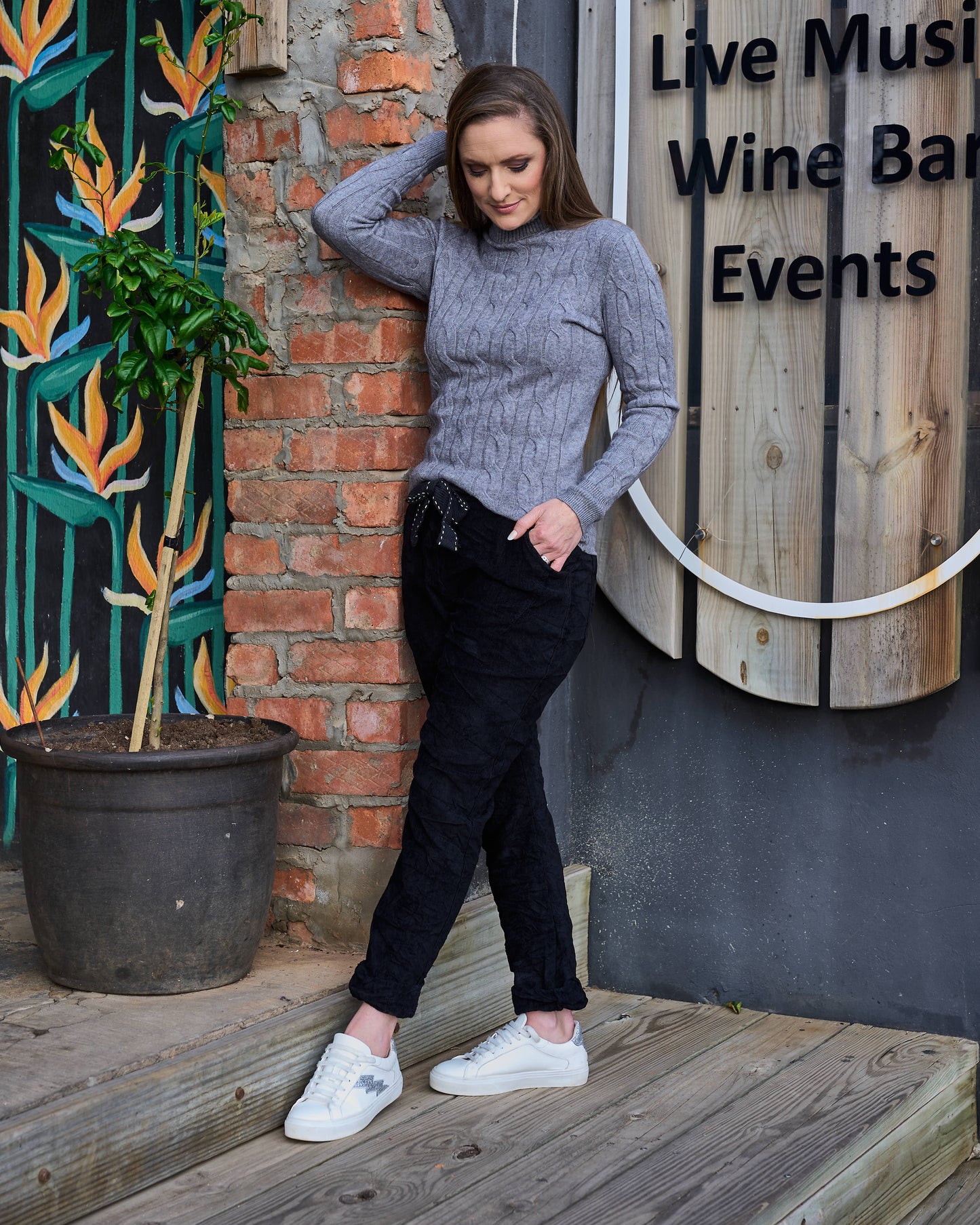 The Classic Cable Knit | Grey