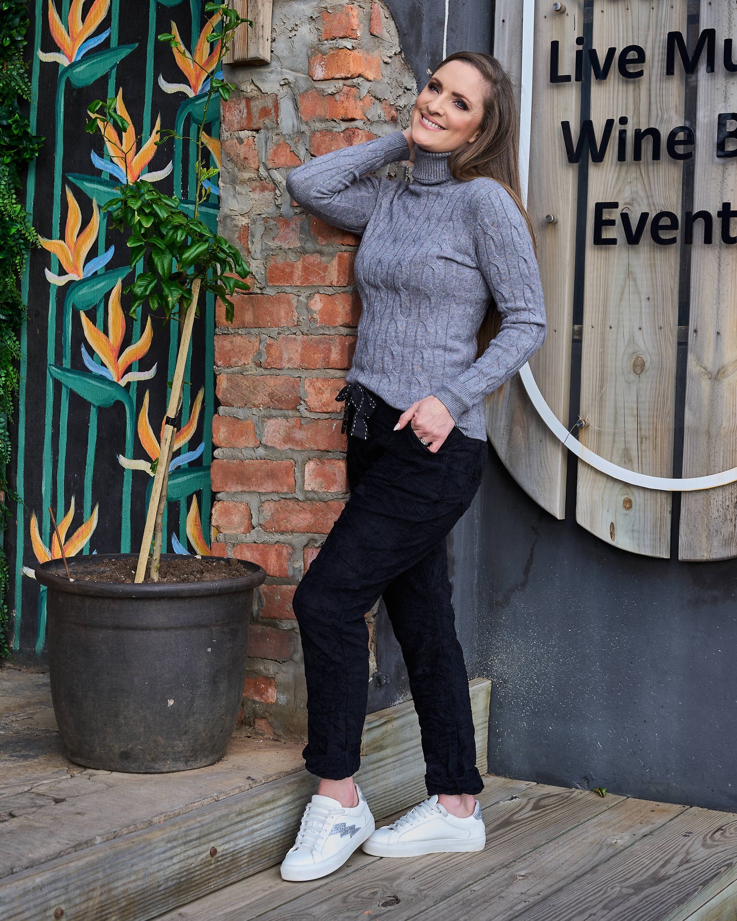 The Classic Cable Knit | Grey