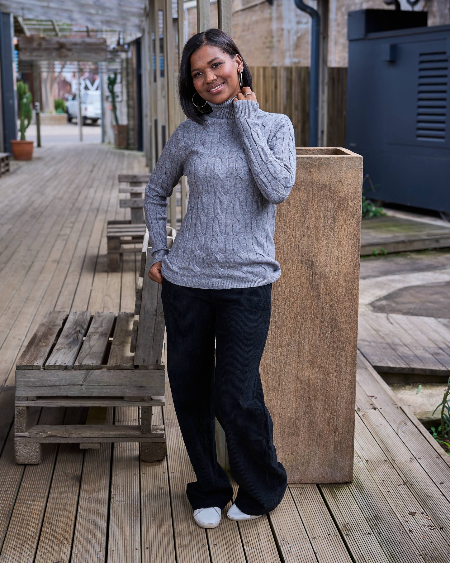 The Classic Cable Knit | Grey