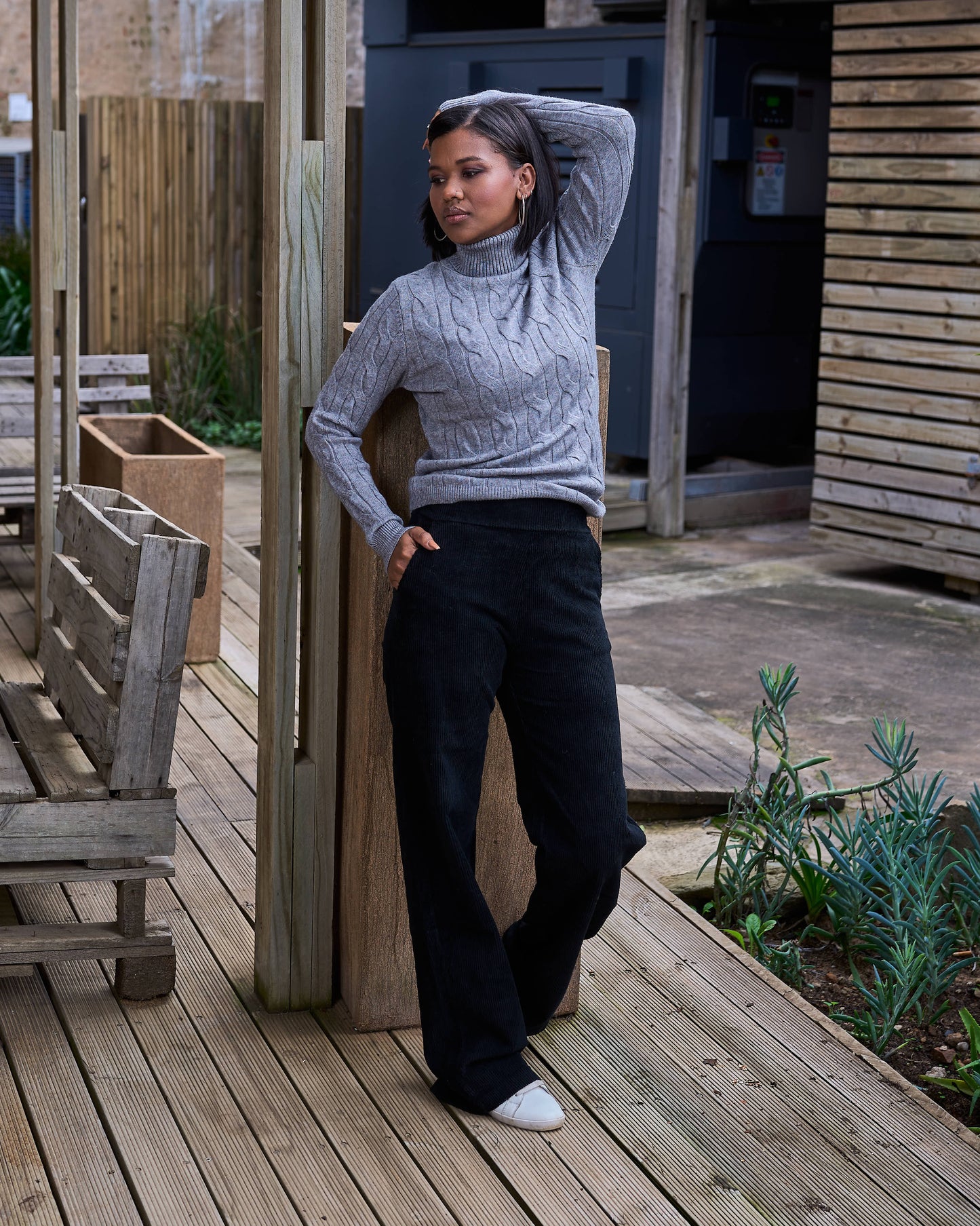 The Classic Cable Knit | Grey