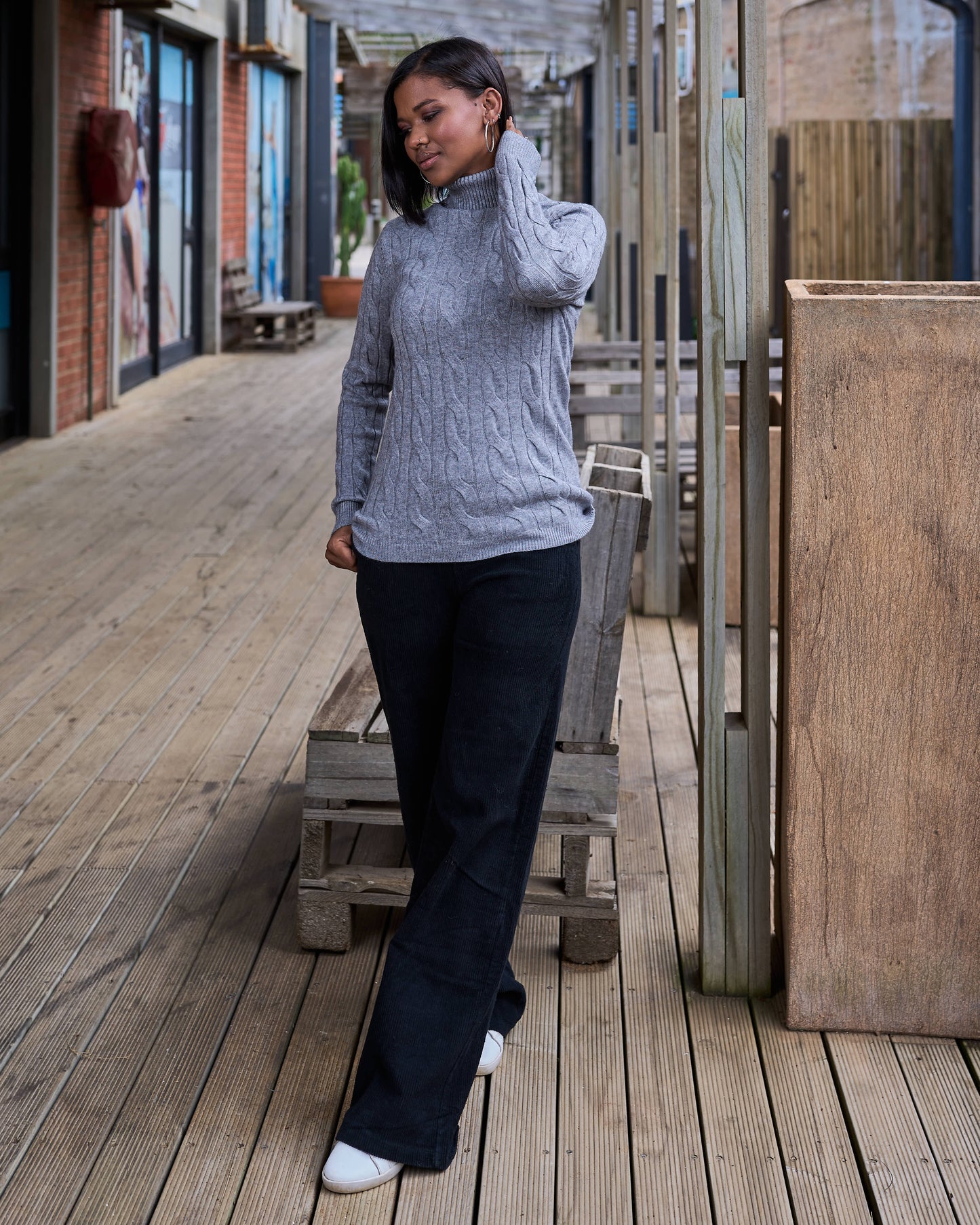 The Classic Cable Knit | Grey