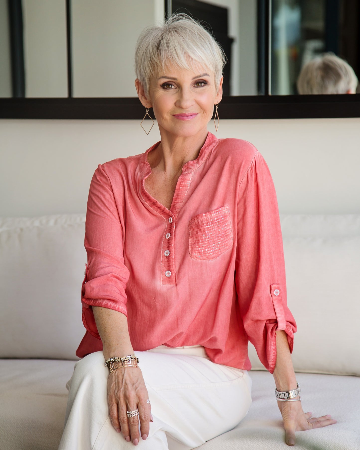 French Kiss Shirt | Coral