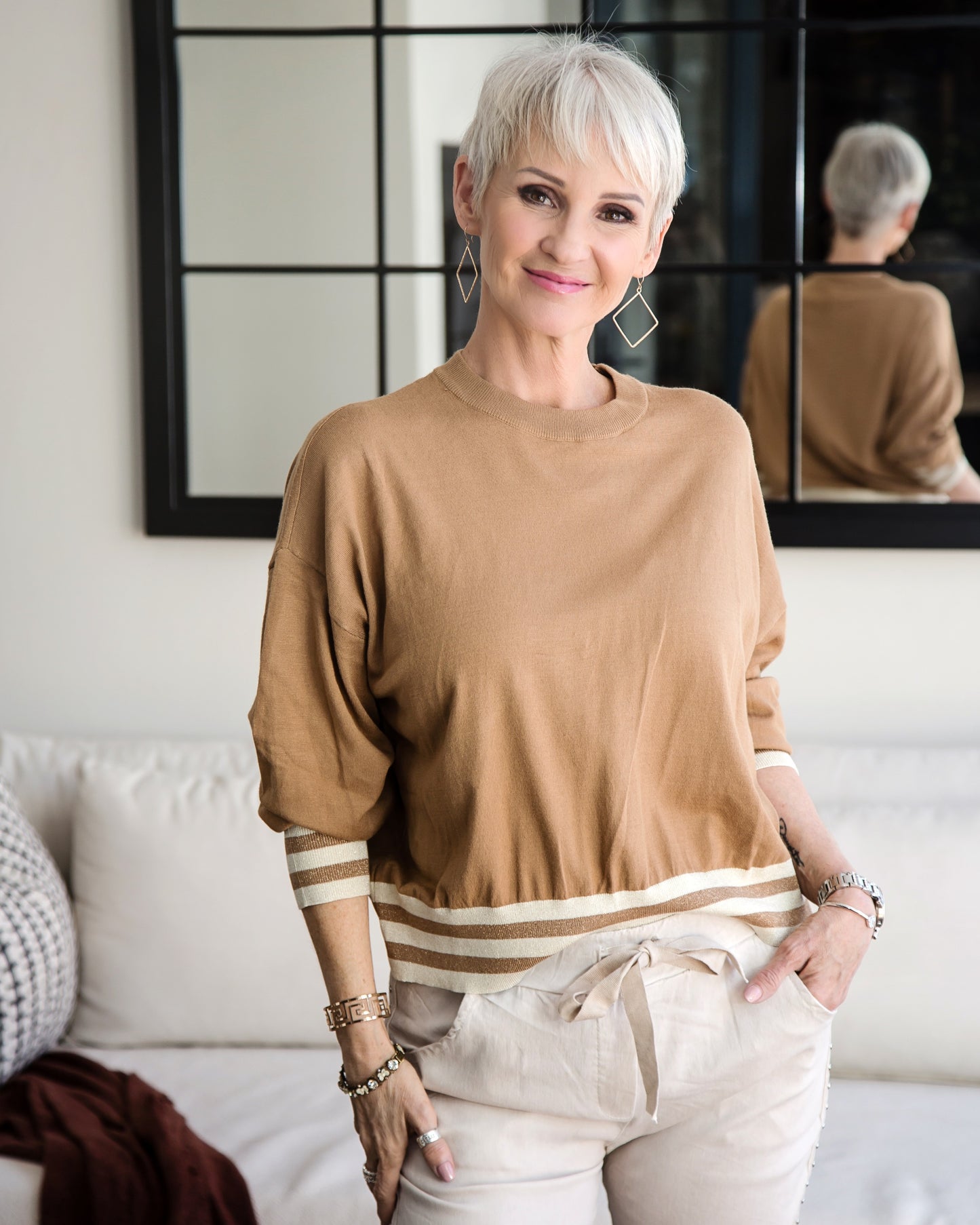 Calmline Knit | Camel