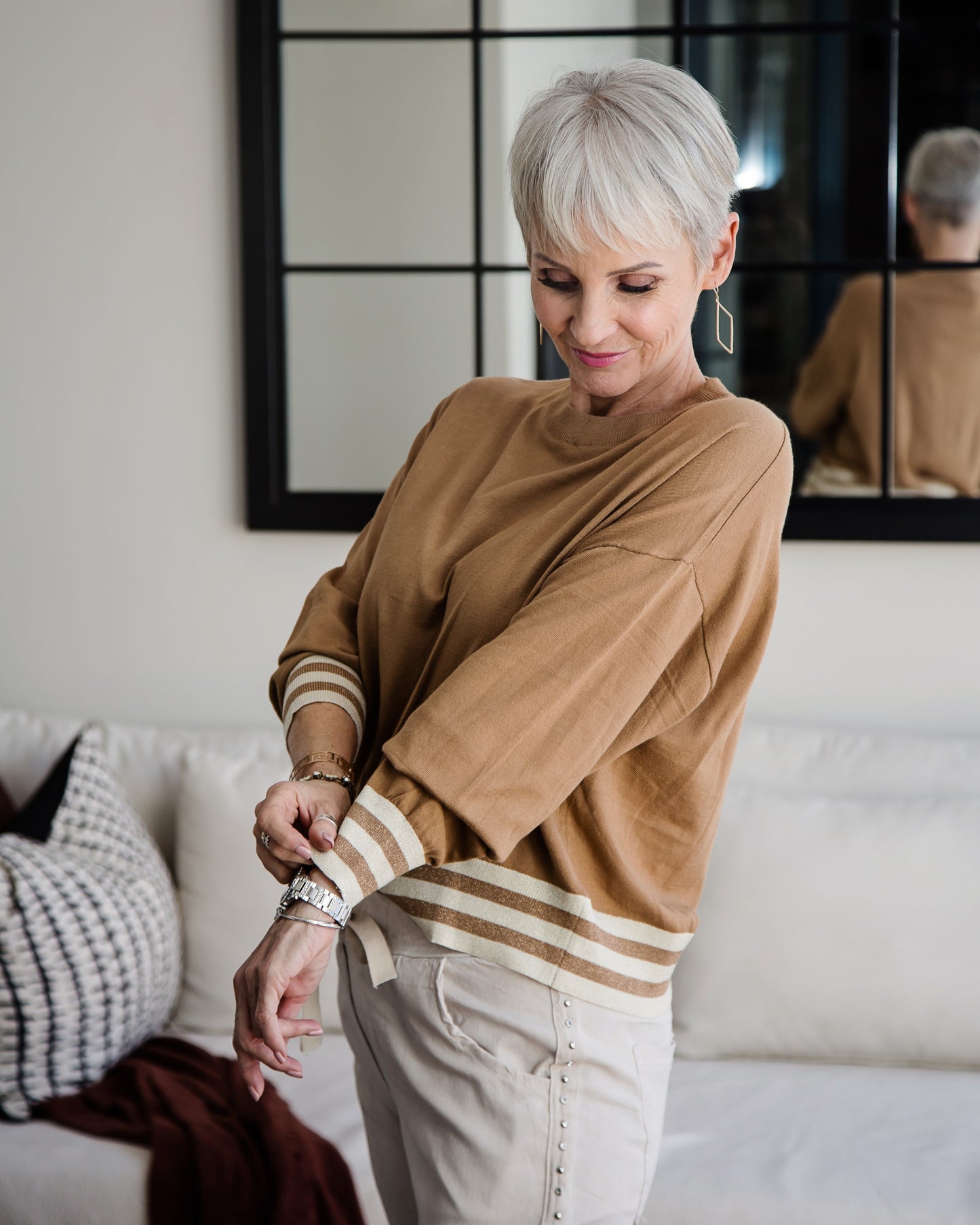 Calmline Knit | Camel