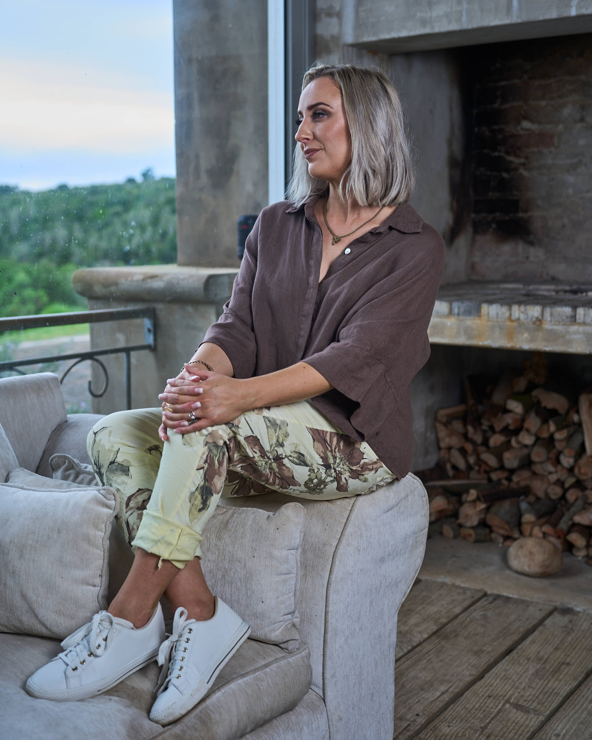 The Signature Linen Shirt | Rich Choc