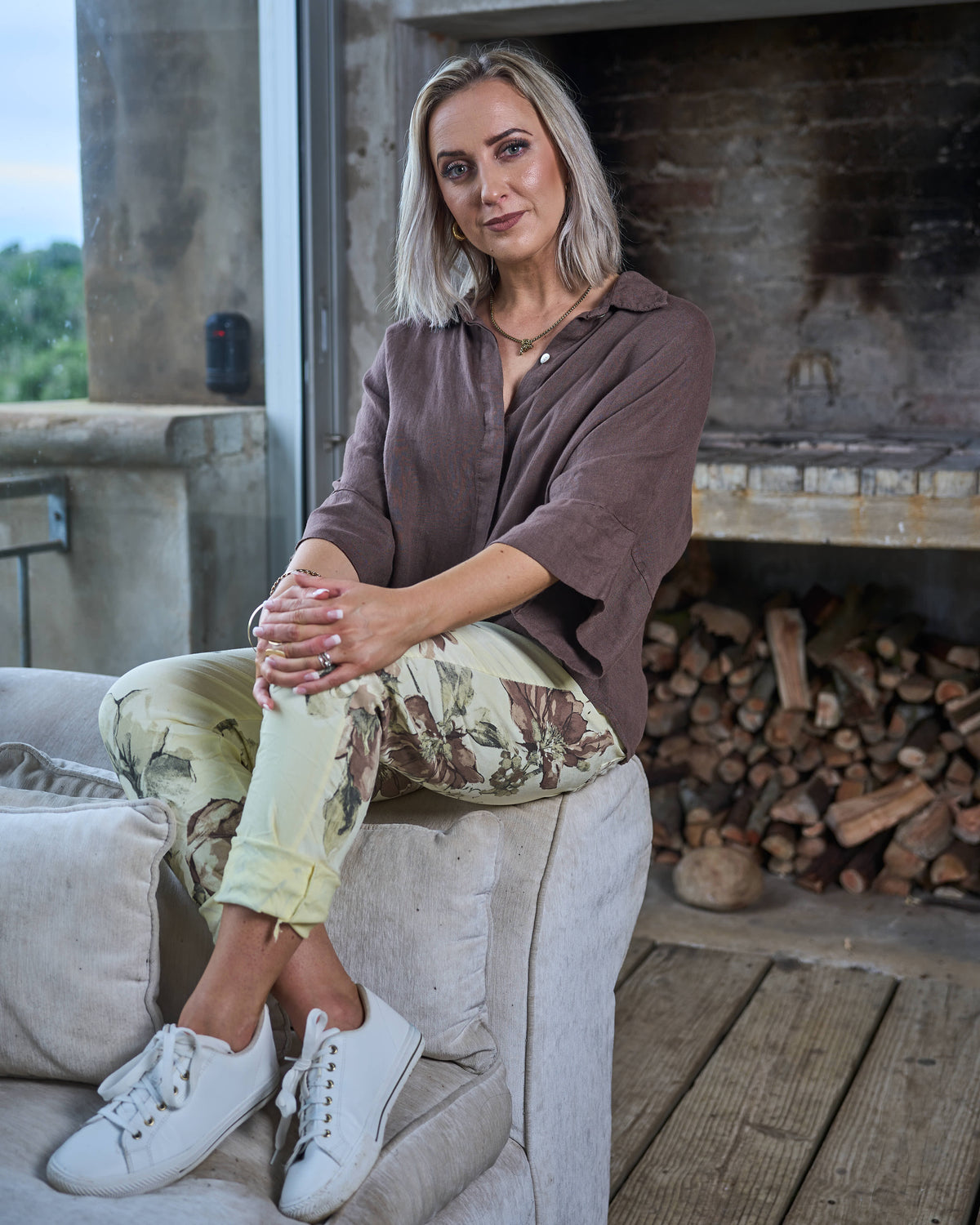 The Signature Linen Shirt | Rich Choc