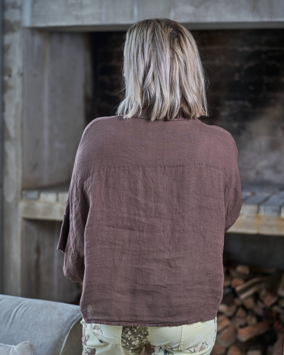 The Signature Linen Shirt | Rich Choc