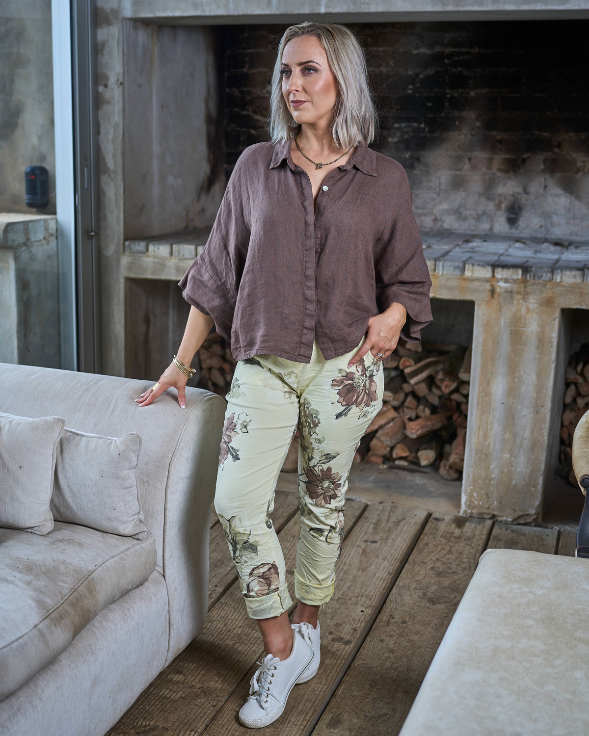 The Signature Linen Shirt | Rich Choc