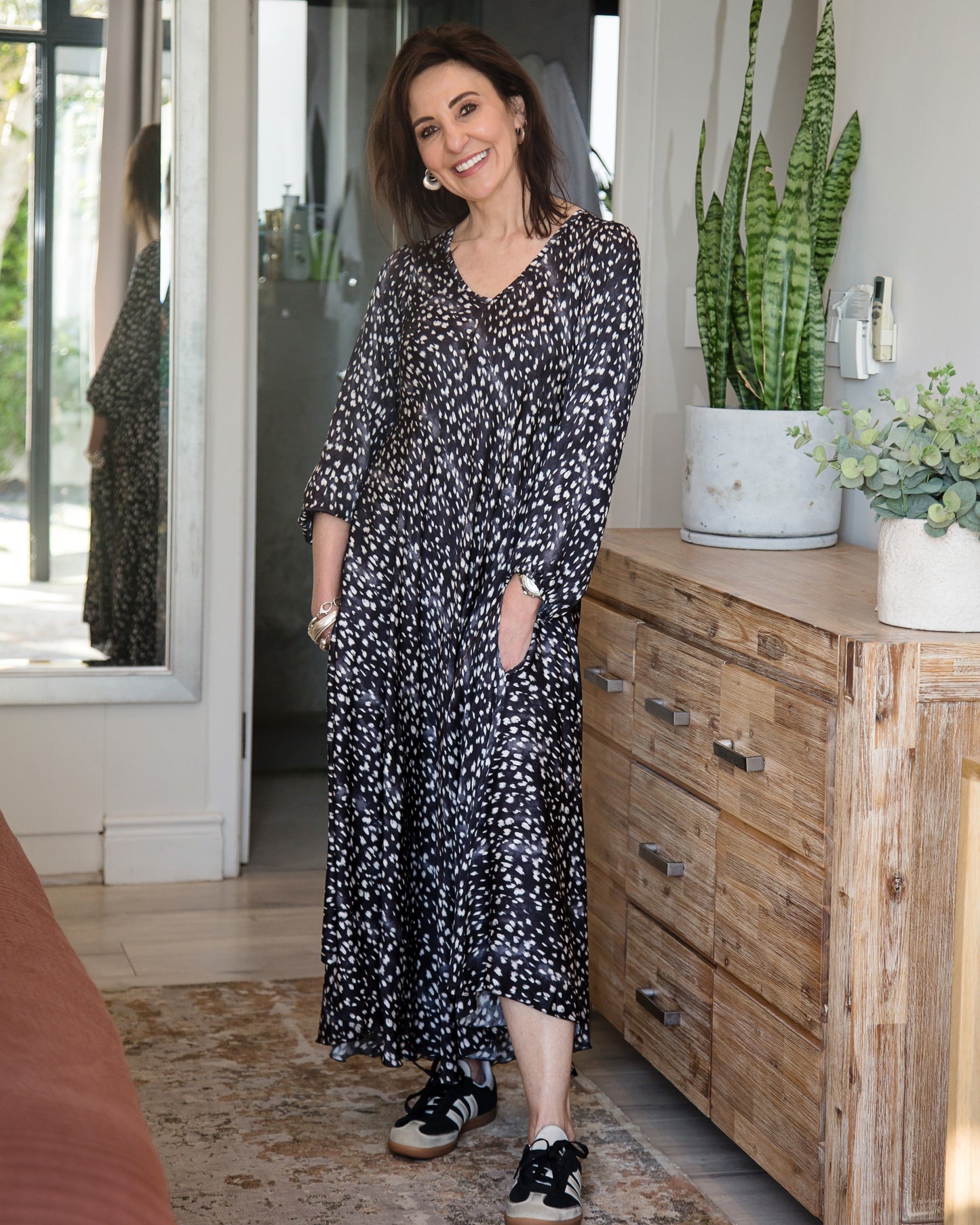 Twilight Motion Dress | Dark Navy