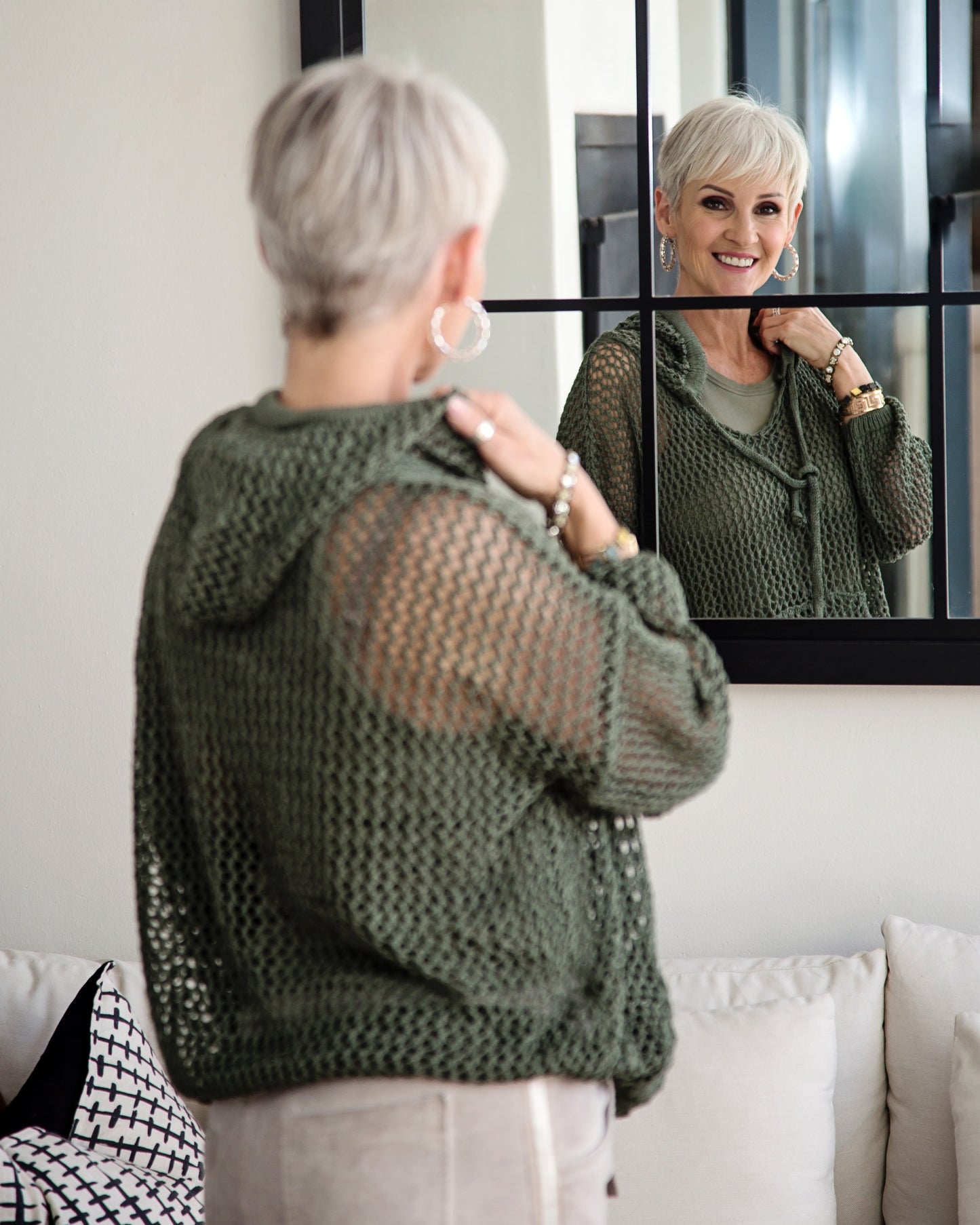 Endless Love Hoodie Knit | Olive