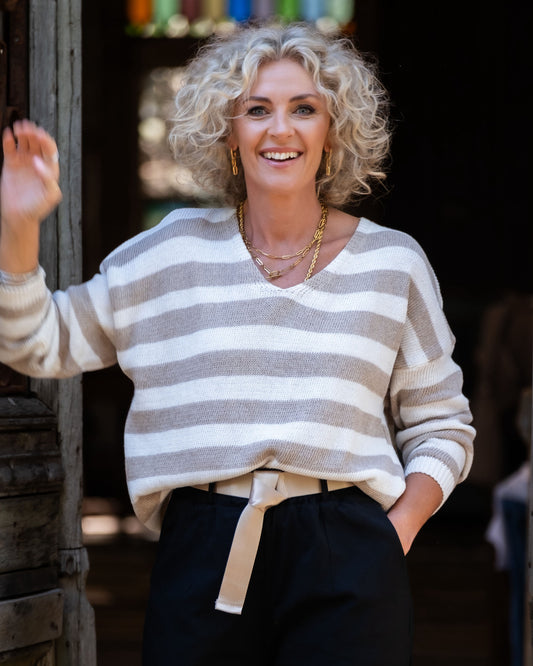 Twilight Tides Knit | Stone