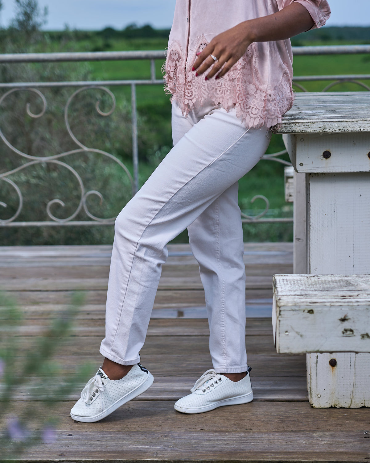 Timeless Lace Shirt | Blush