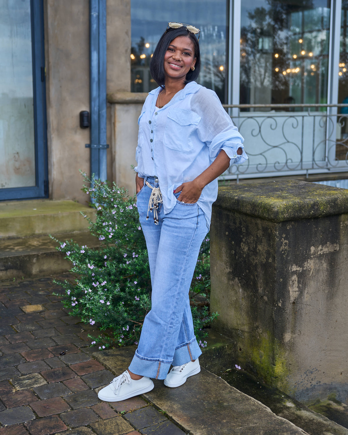 Vanilla Twilight Shirt | Baby Blue