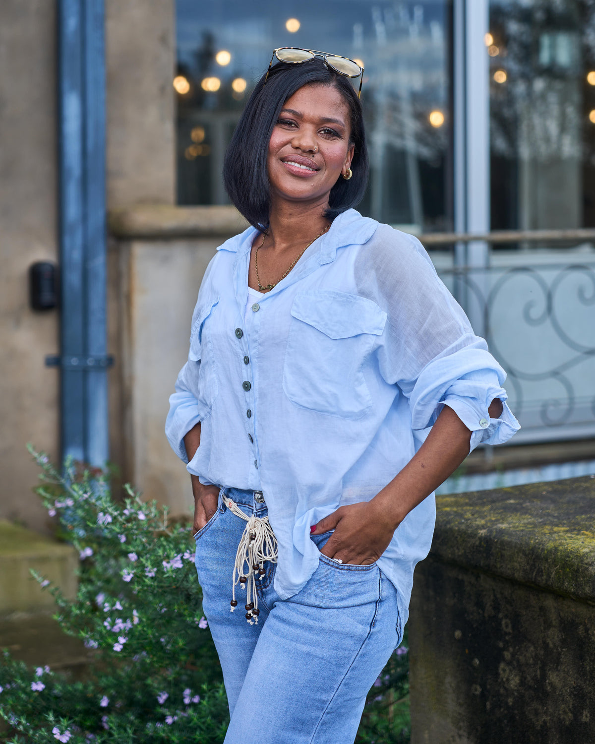 Vanilla Twilight Shirt | Baby Blue
