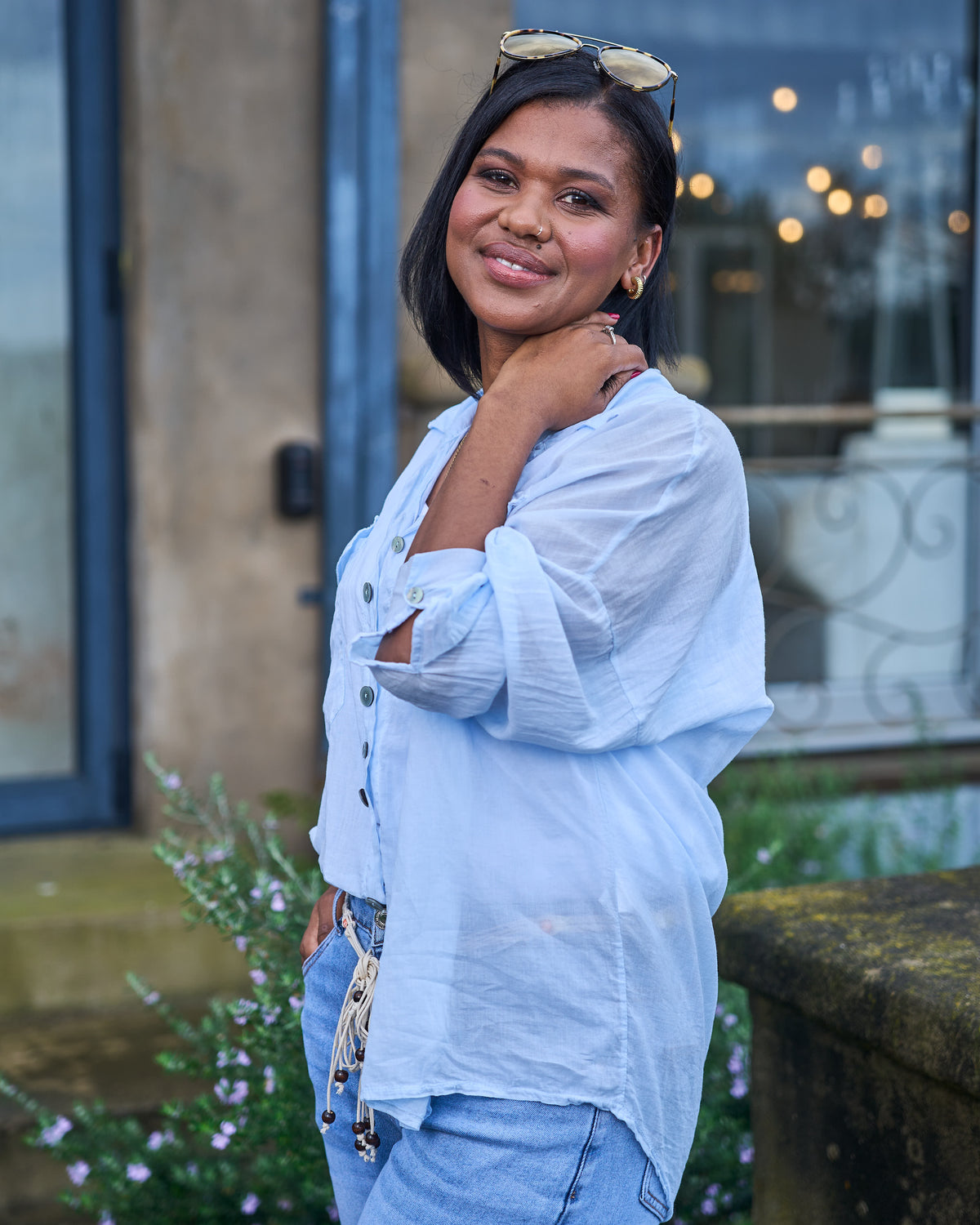 Vanilla Twilight Shirt | Baby Blue