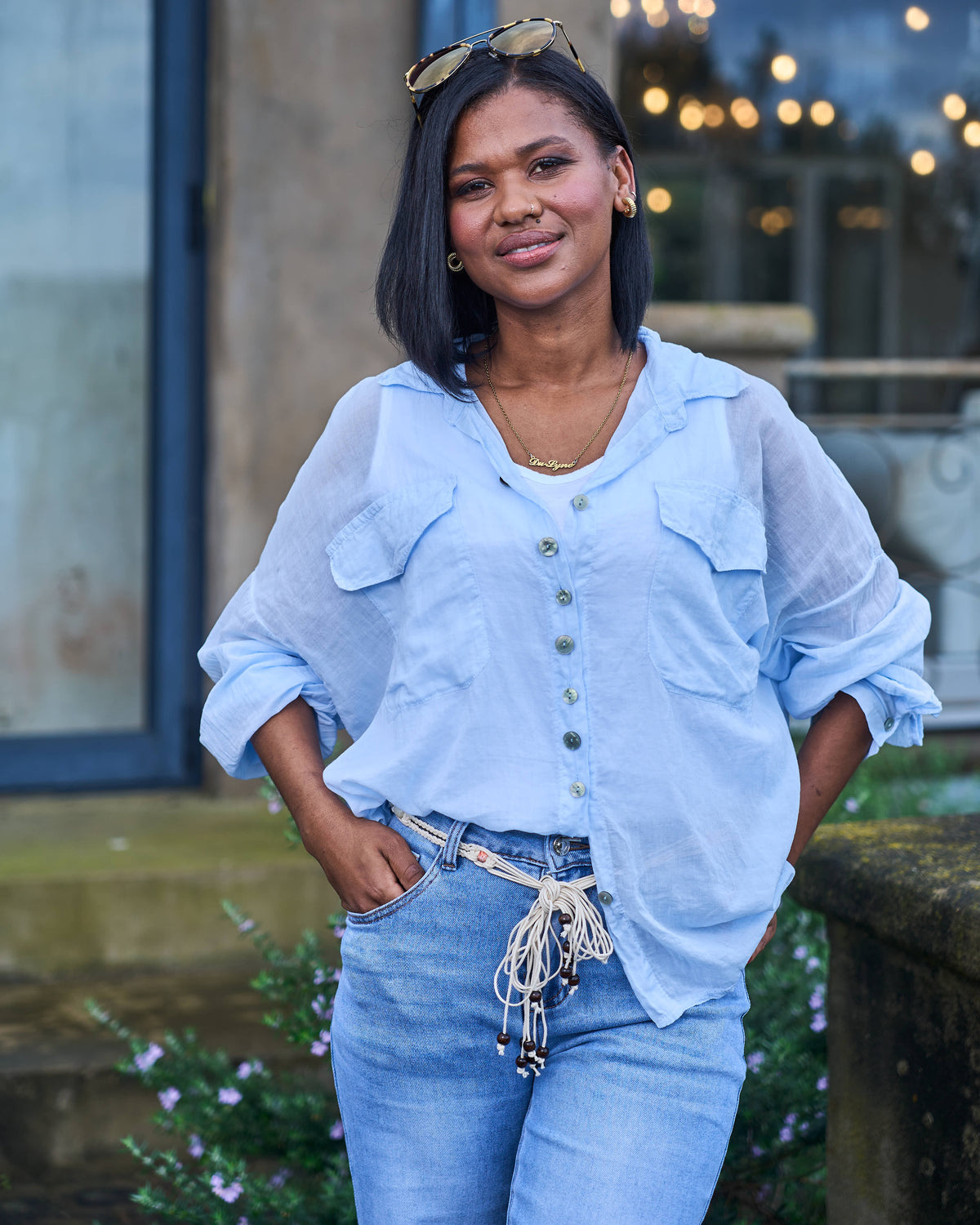 Vanilla Twilight Shirt | Baby Blue
