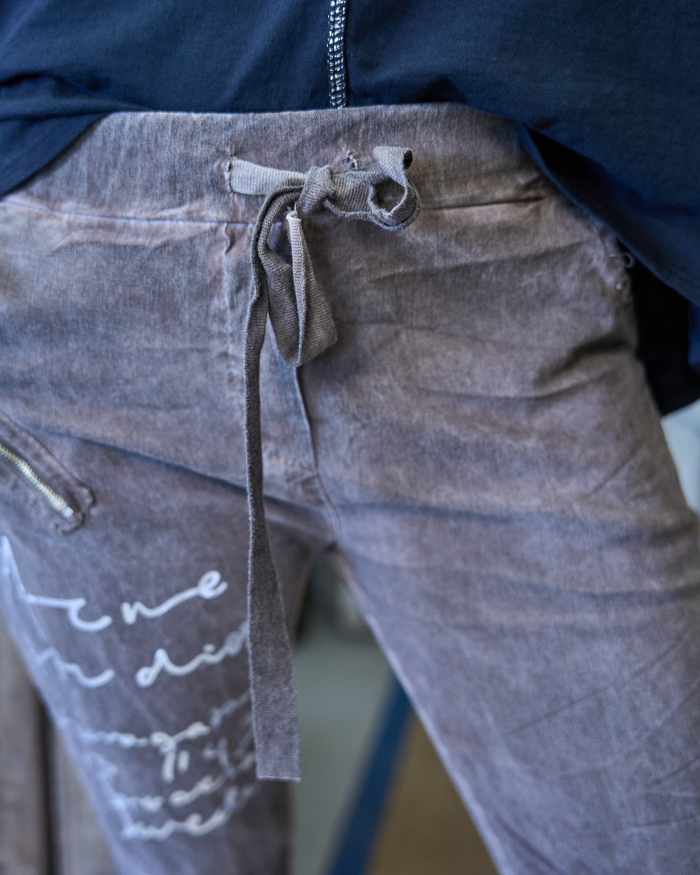 Verona Drawstring Pants | Cocoa