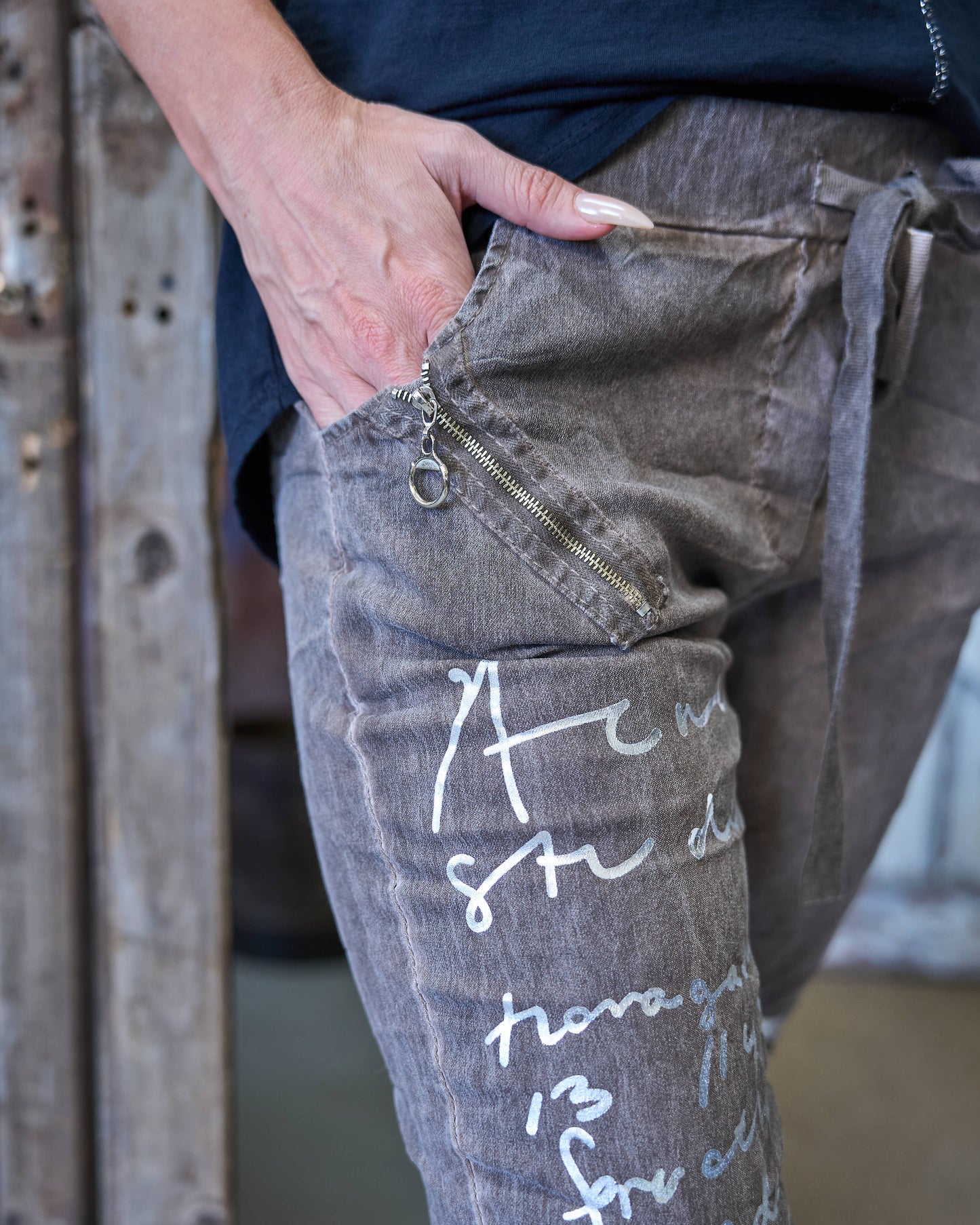 Verona Drawstring Pants | Cocoa