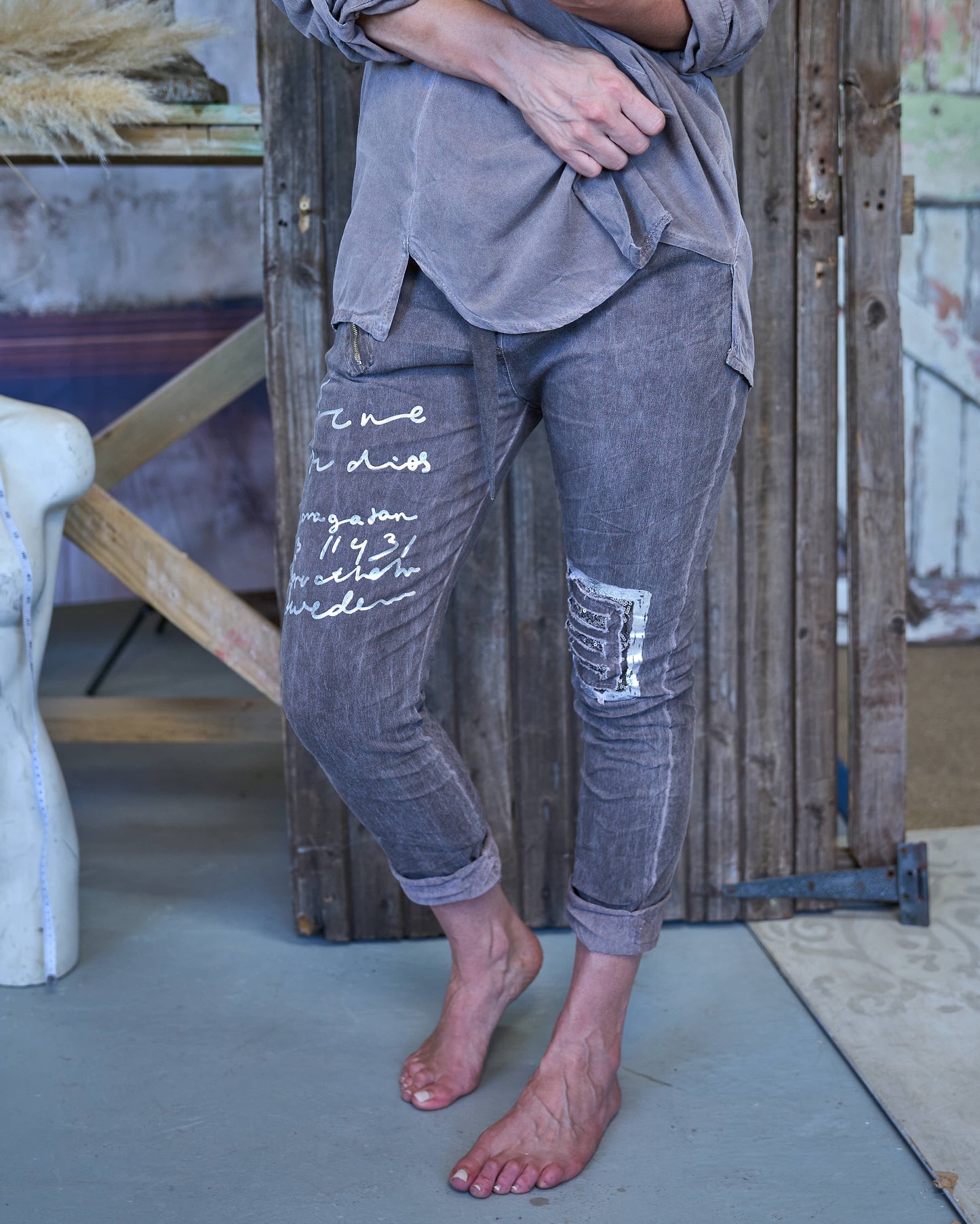 Verona Drawstring Pants | Cocoa