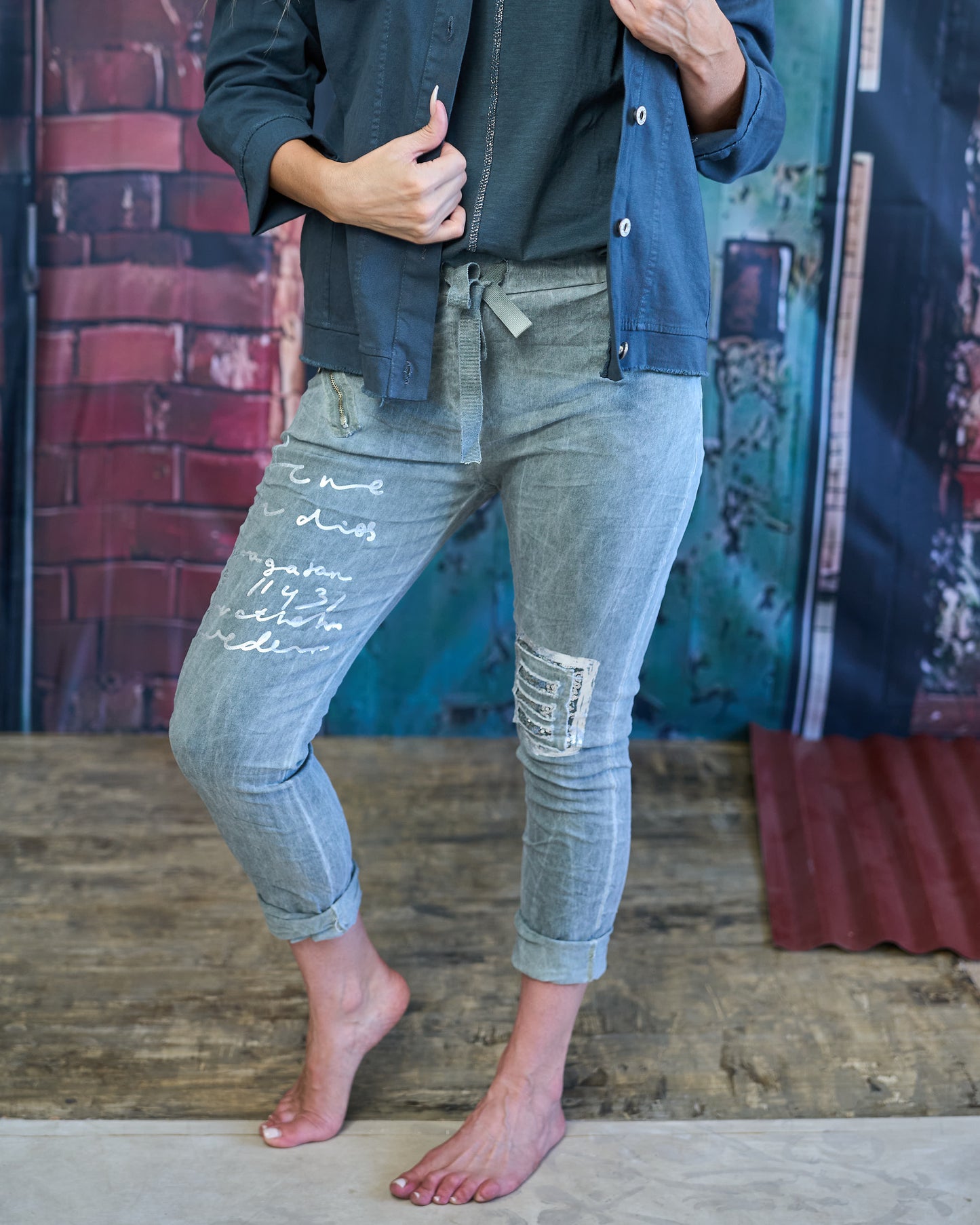 Verona Drawstring Pants | Sea Foam