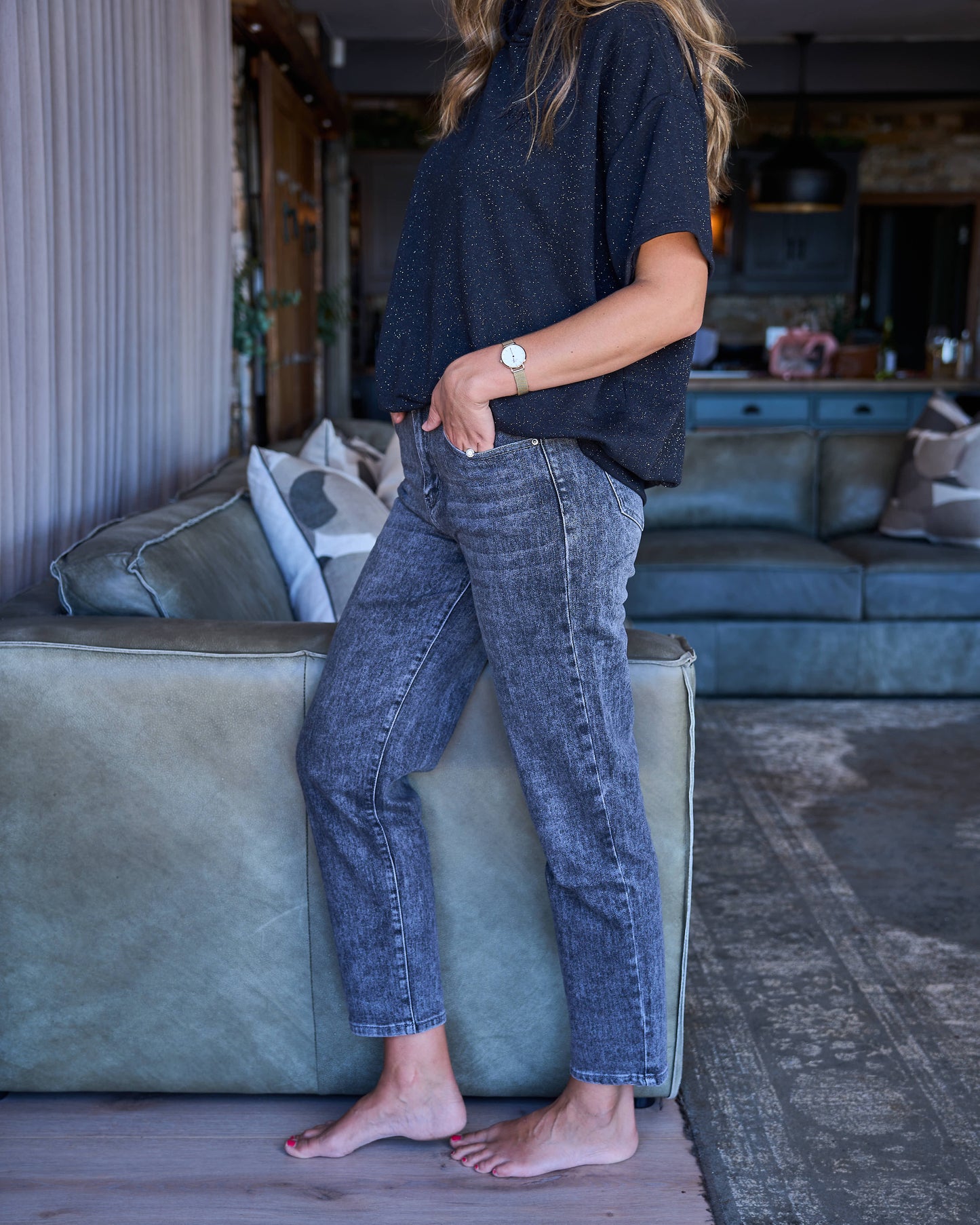 Walk This Way Jeans | Charcoal