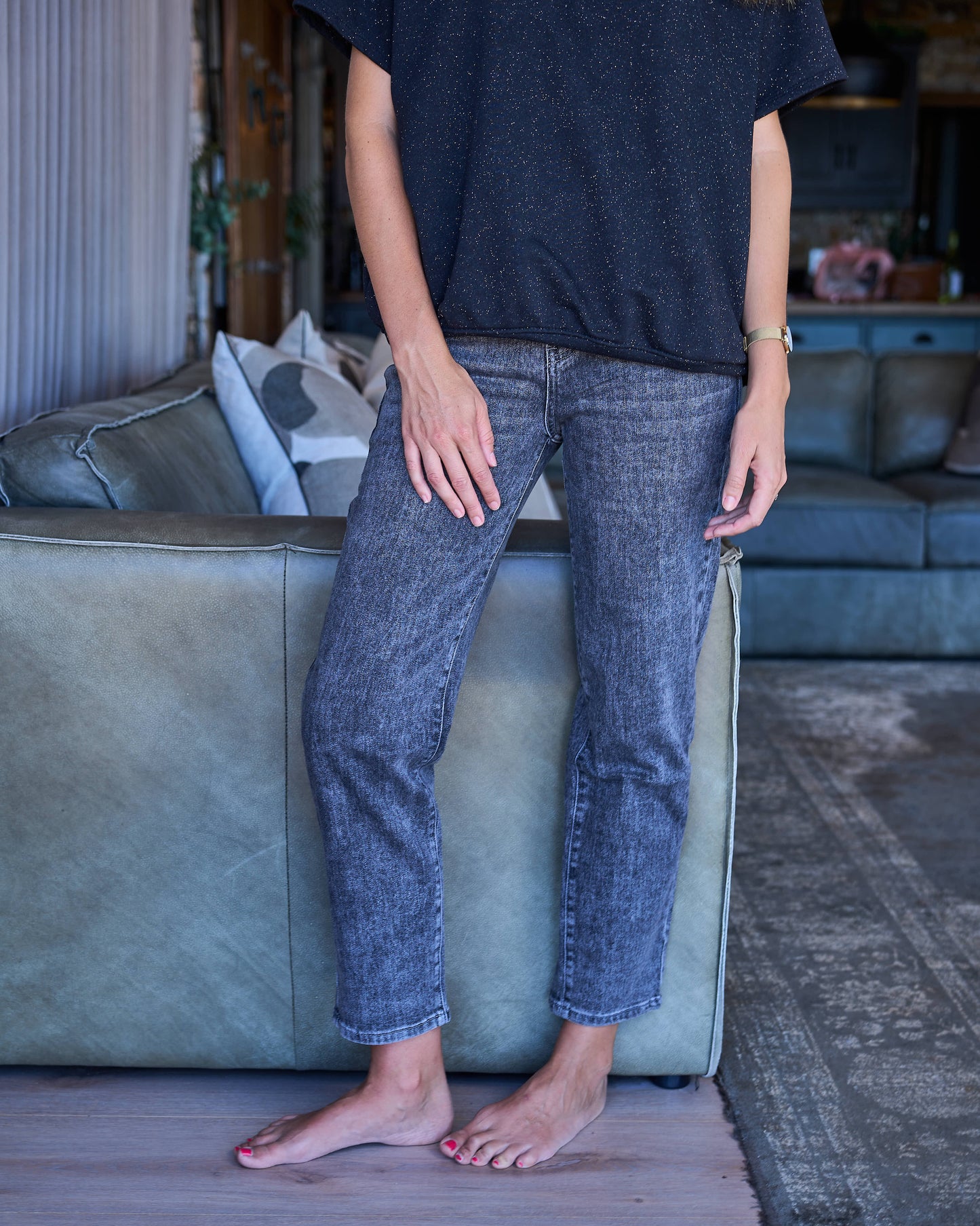 Walk This Way Jeans | Charcoal