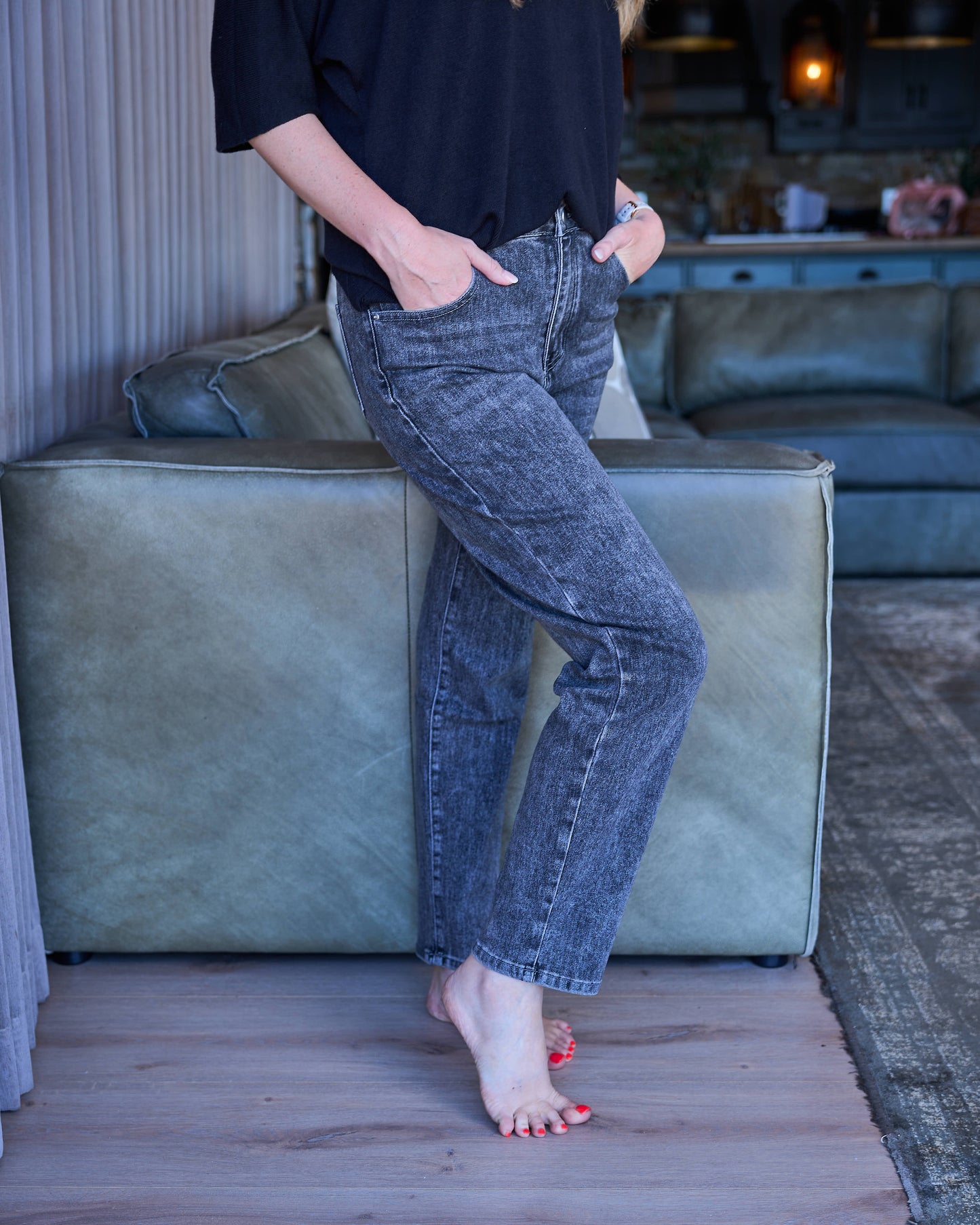 Walk This Way Jeans | Charcoal