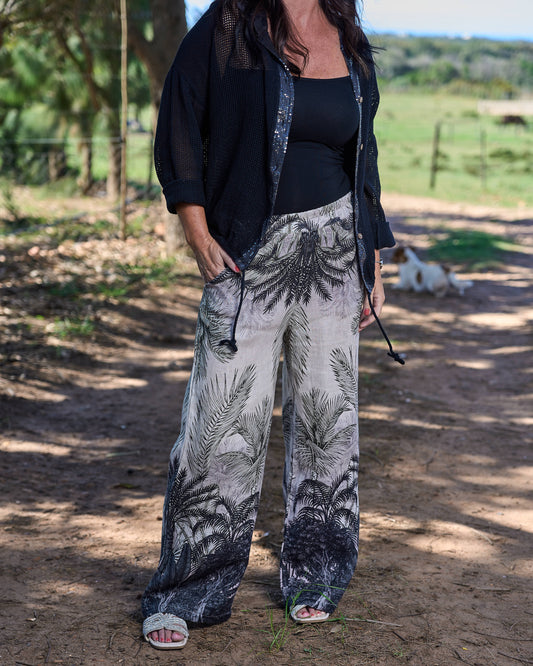 Walking Free Linen Pants | Print