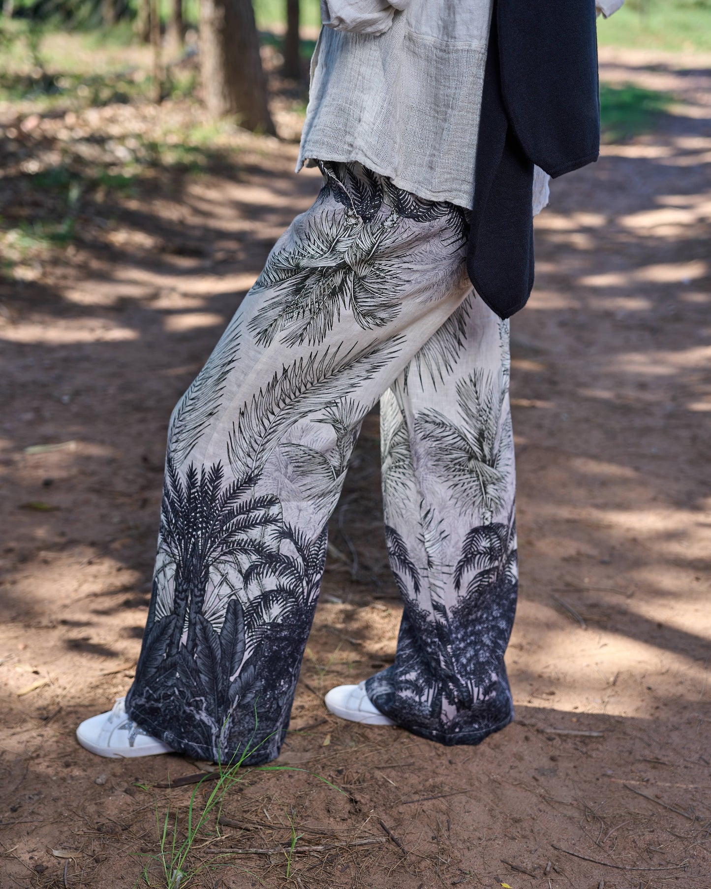 Walking Free Linen Pants | Print