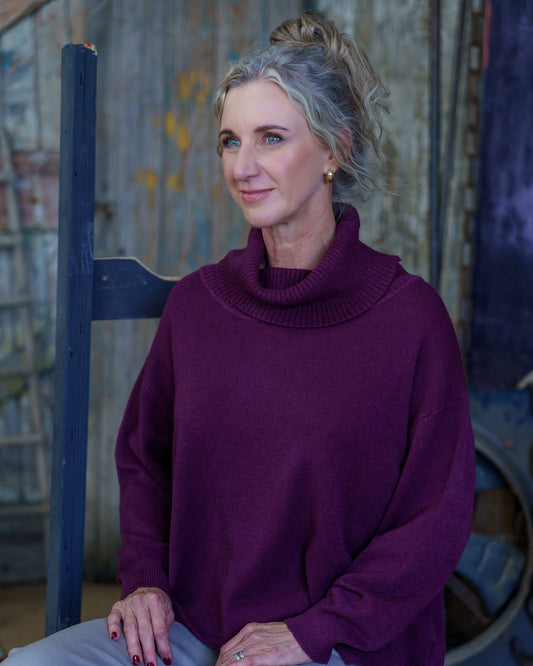 Warm Feelings Knit | Burgundy