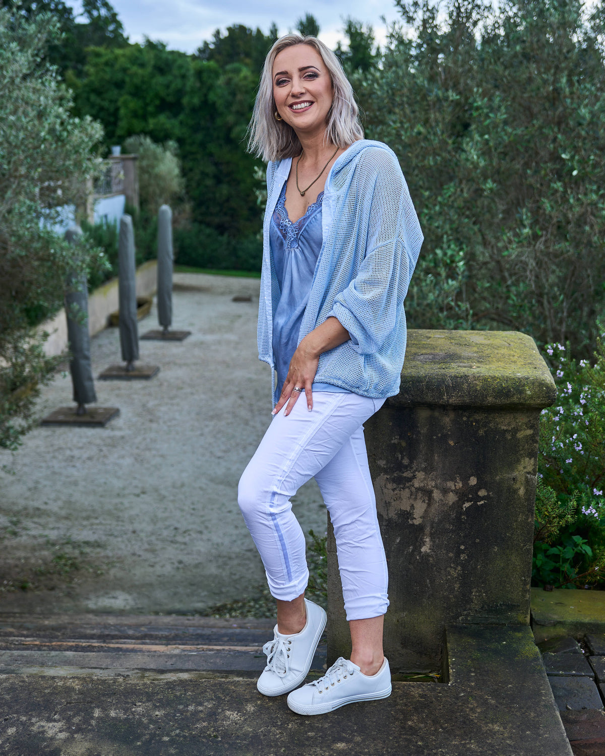 Weekend In Tuscany Hoodie | Blue