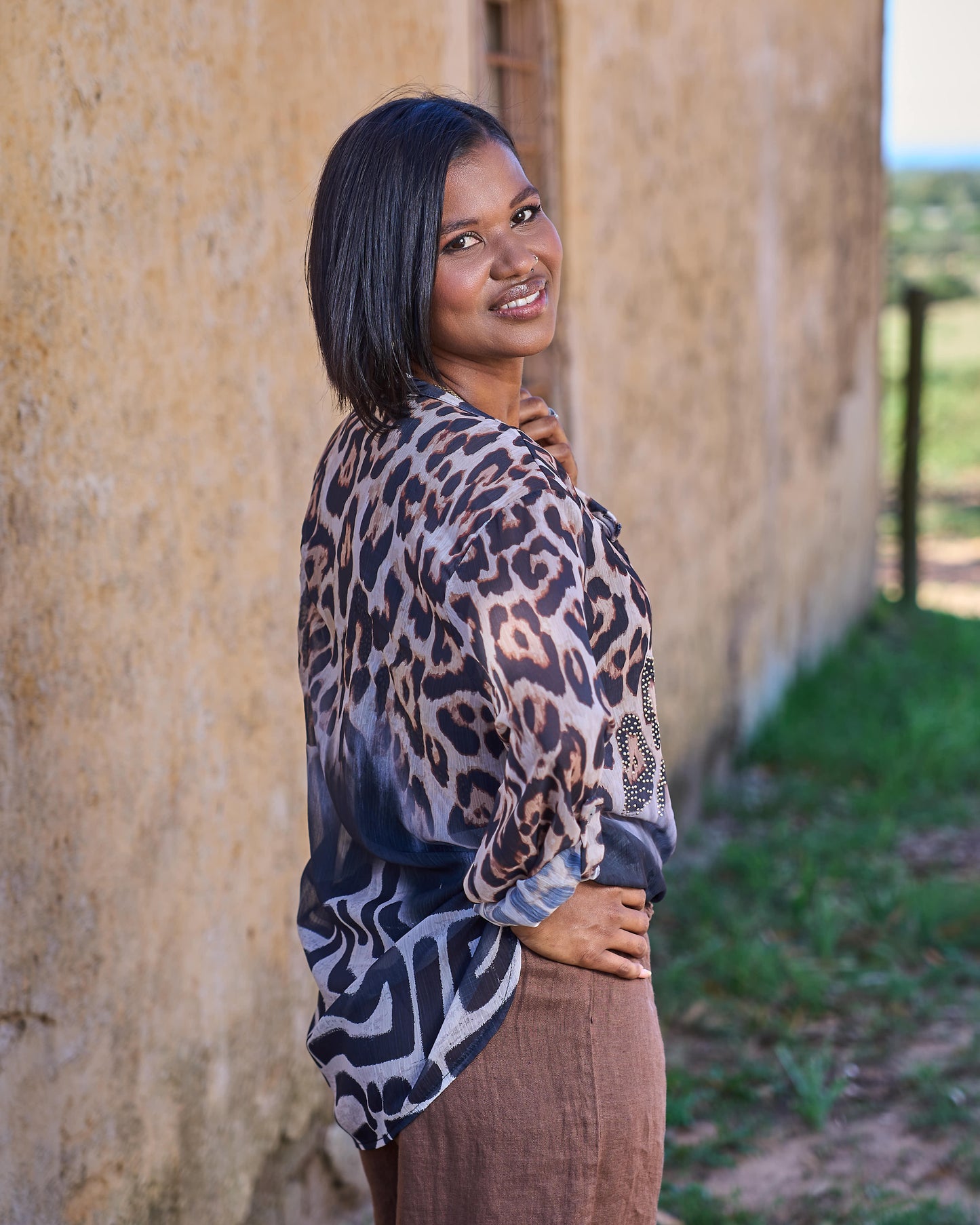 Wild Grace Shirt | Leopard