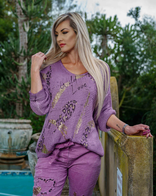 Wild Love Knit | Dusty Lavender