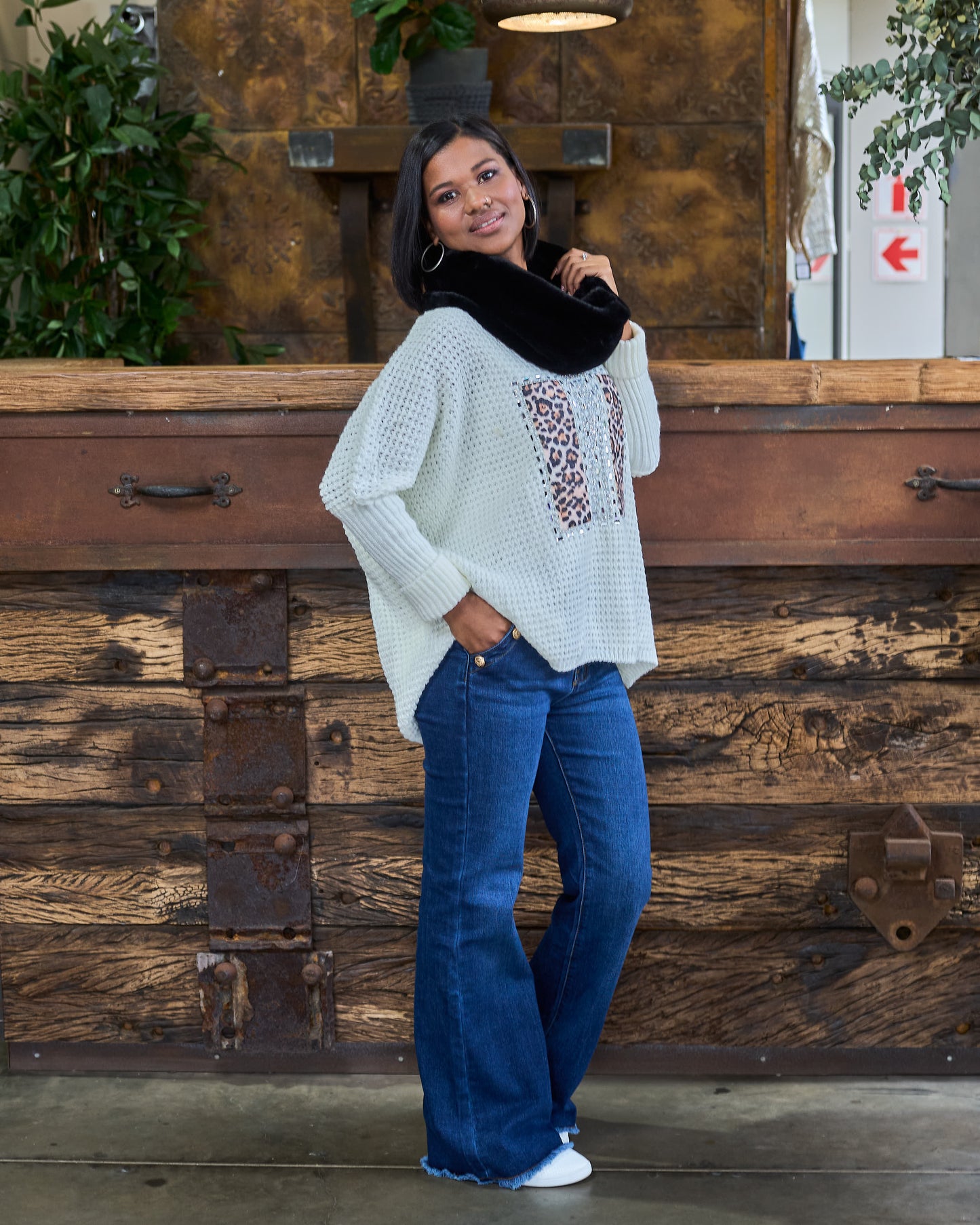 The Wild Spark Knit | White