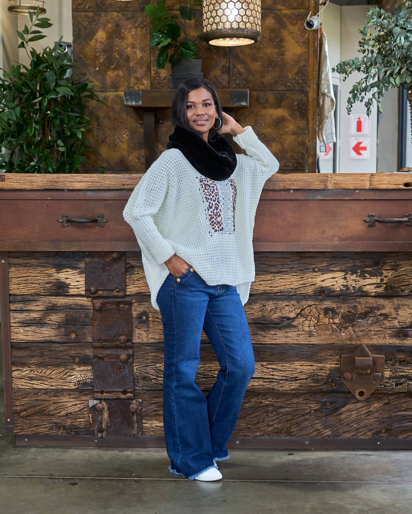 The Wild Spark Knit | White