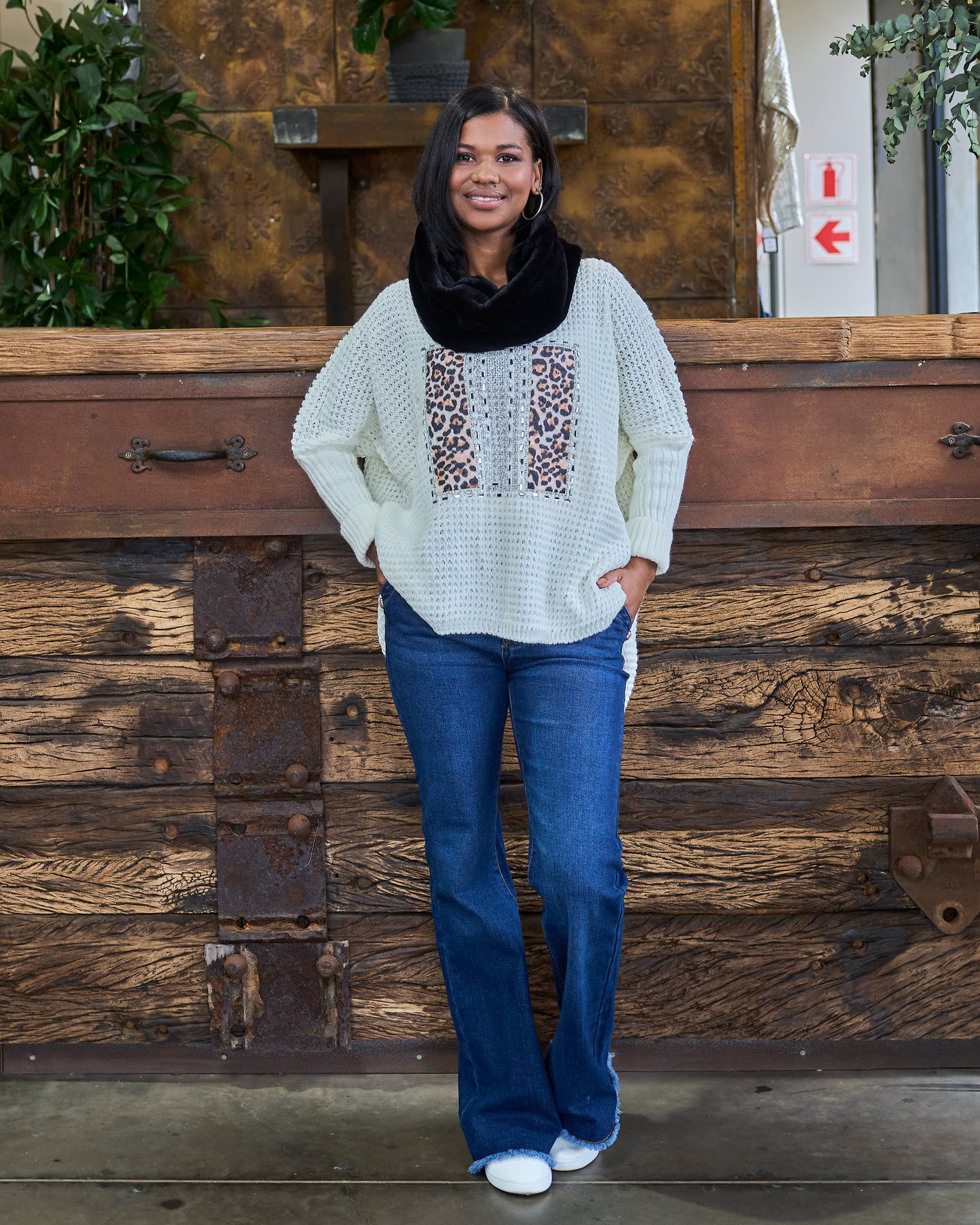 The Wild Spark Knit | White