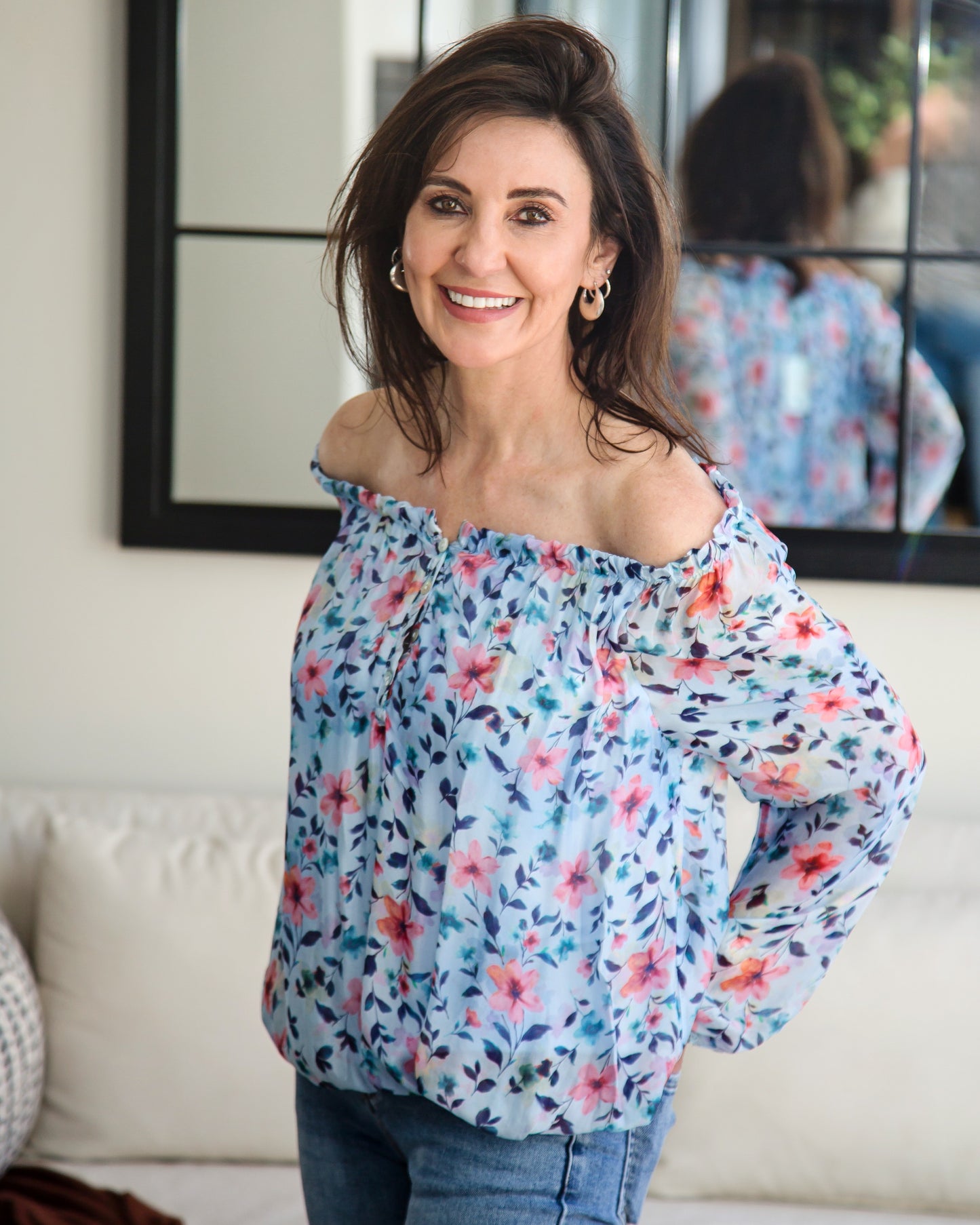Wildflower Whisper Top | Blue