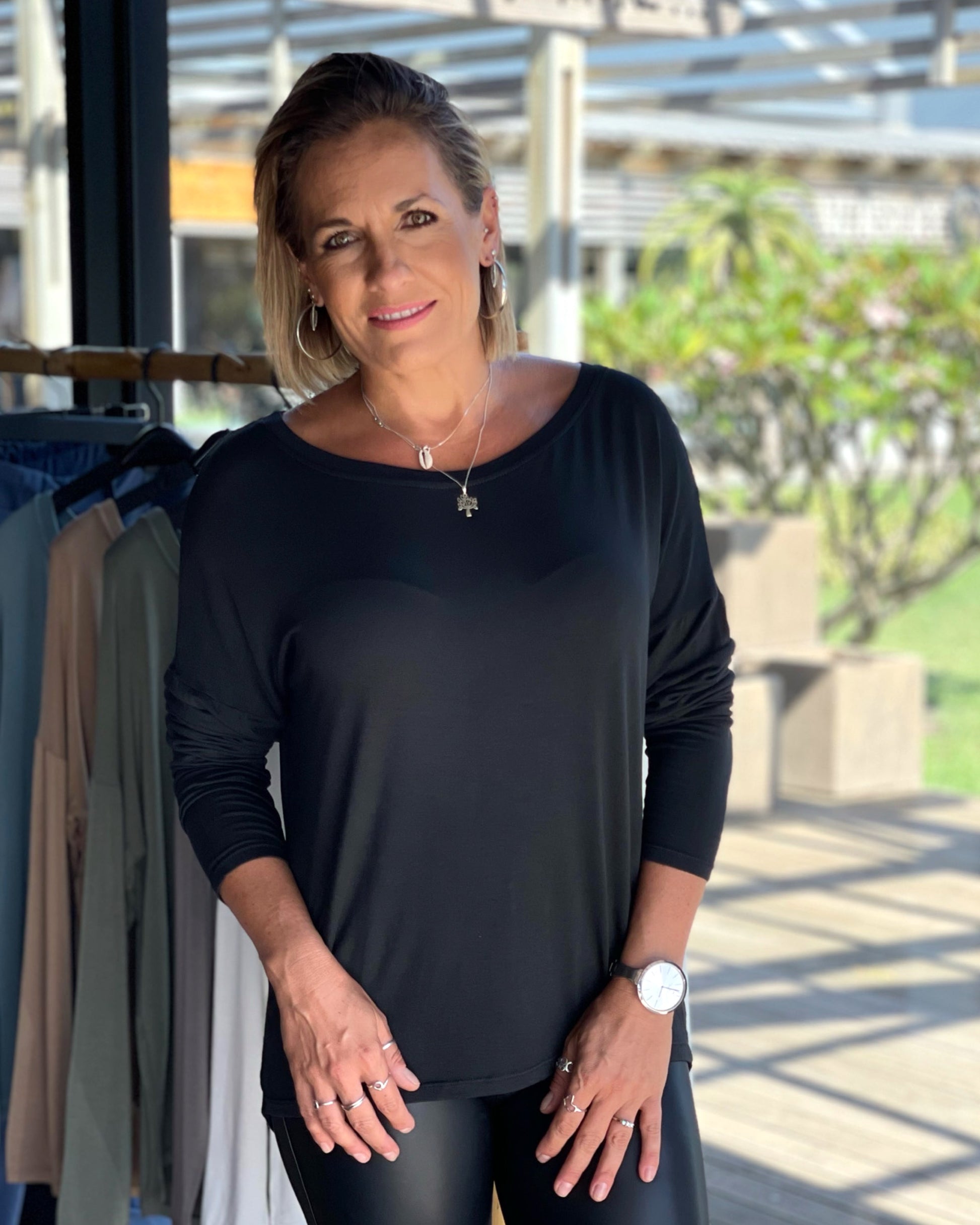 There are a big demand for basics used for layering underneath garments which gives you the illusion of overall extra length as well as warmth throughout the winter. We have them is 6 available colour